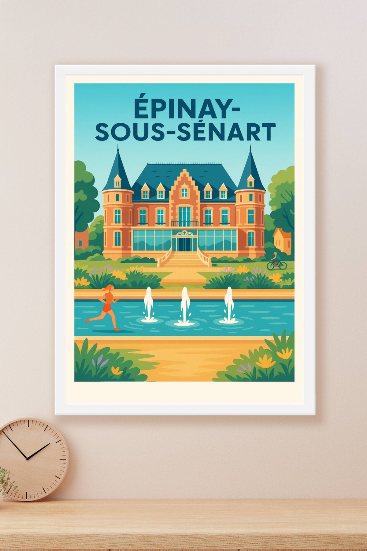 Affiche de Épinay-sous-Sénart - Élégance et Sérénité au Château