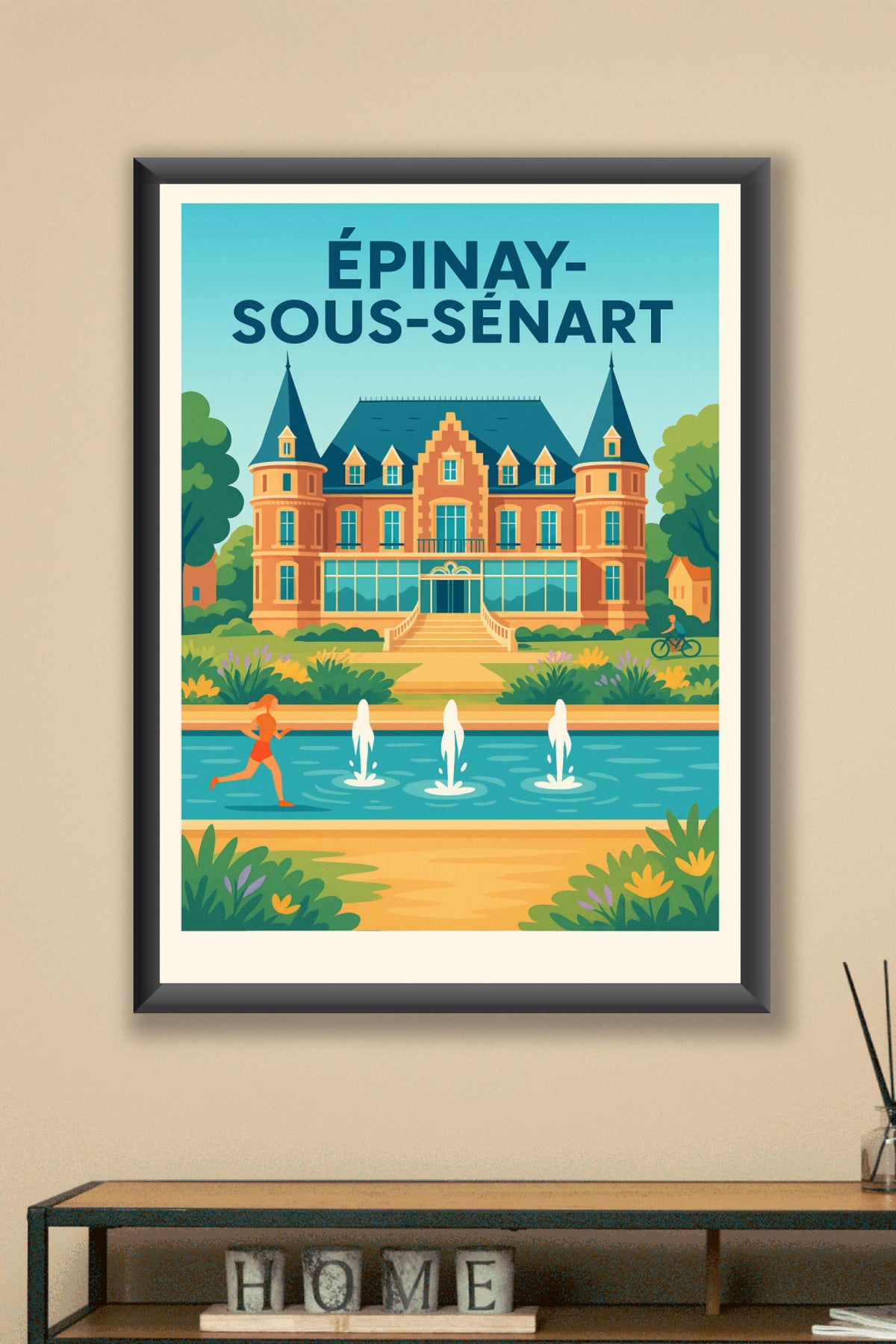 Affiche de Épinay-sous-Sénart - Élégance et Sérénité au Château