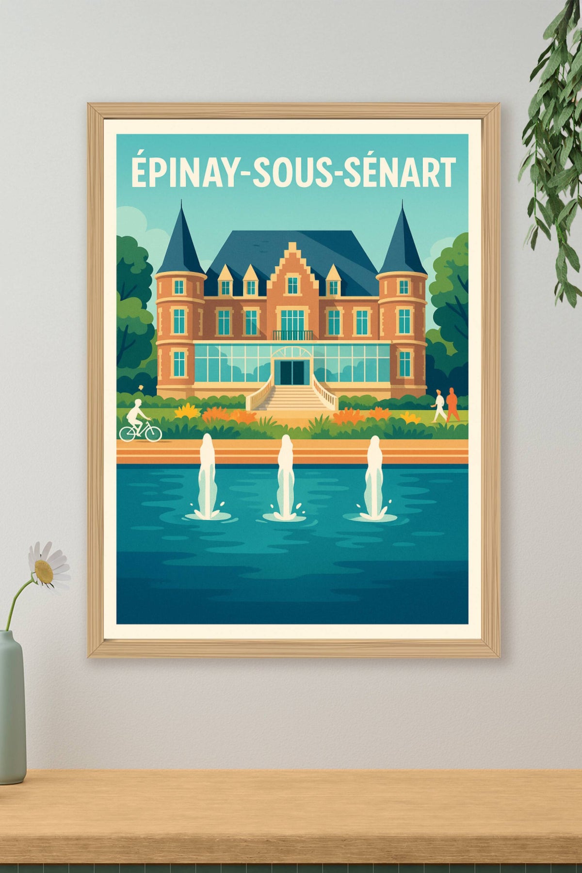 Affiche de Épinay-sous-Sénart - Élégance et sérénité au château