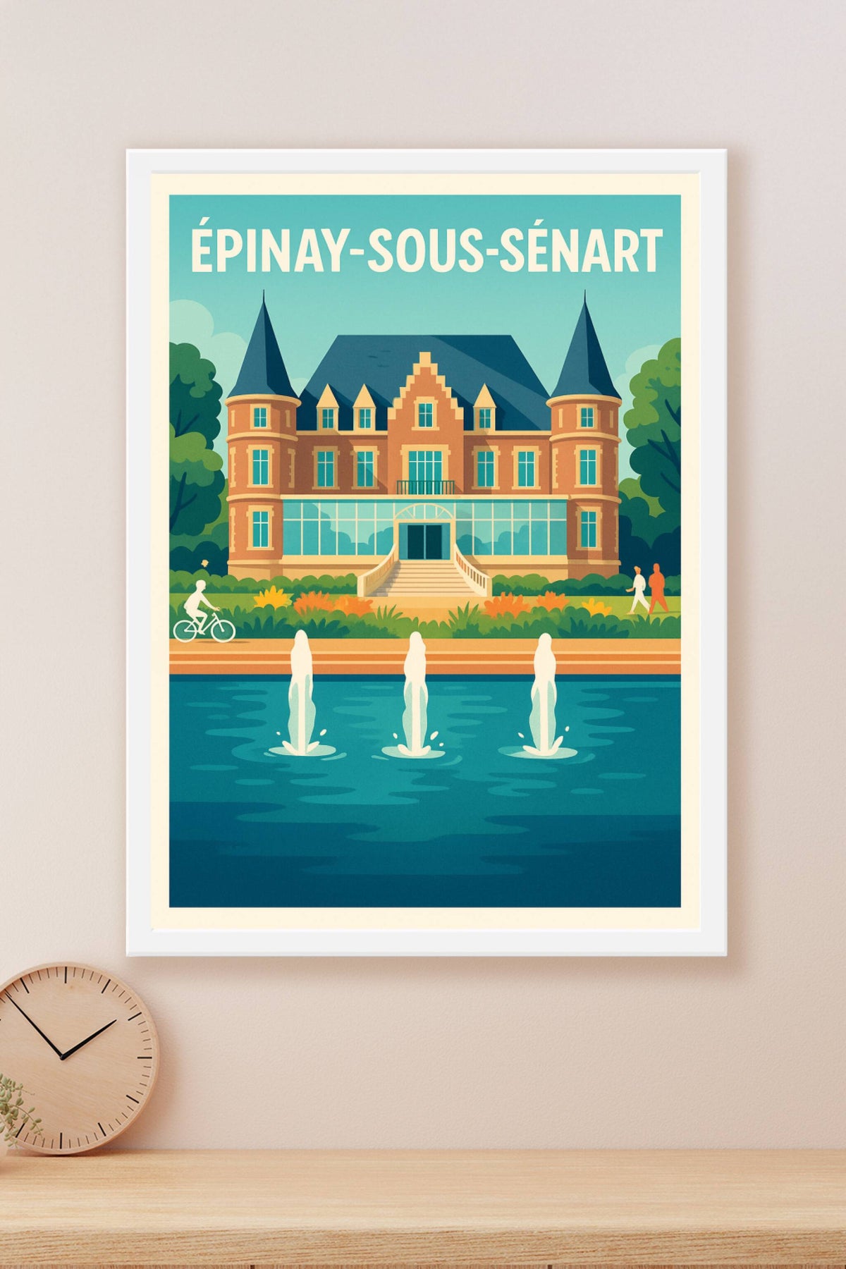 Affiche de Épinay-sous-Sénart - Élégance et sérénité au château