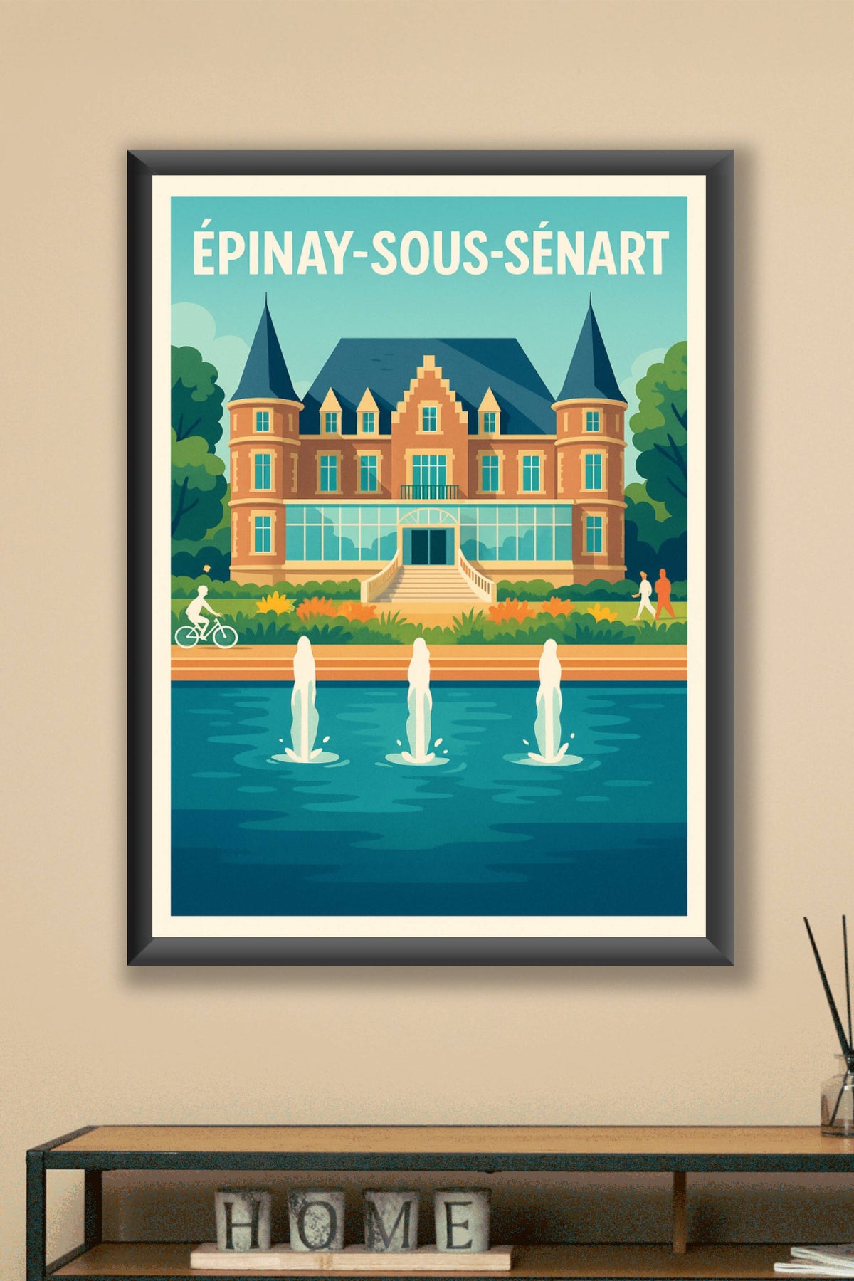Affiche de Épinay-sous-Sénart - Élégance et sérénité au château
