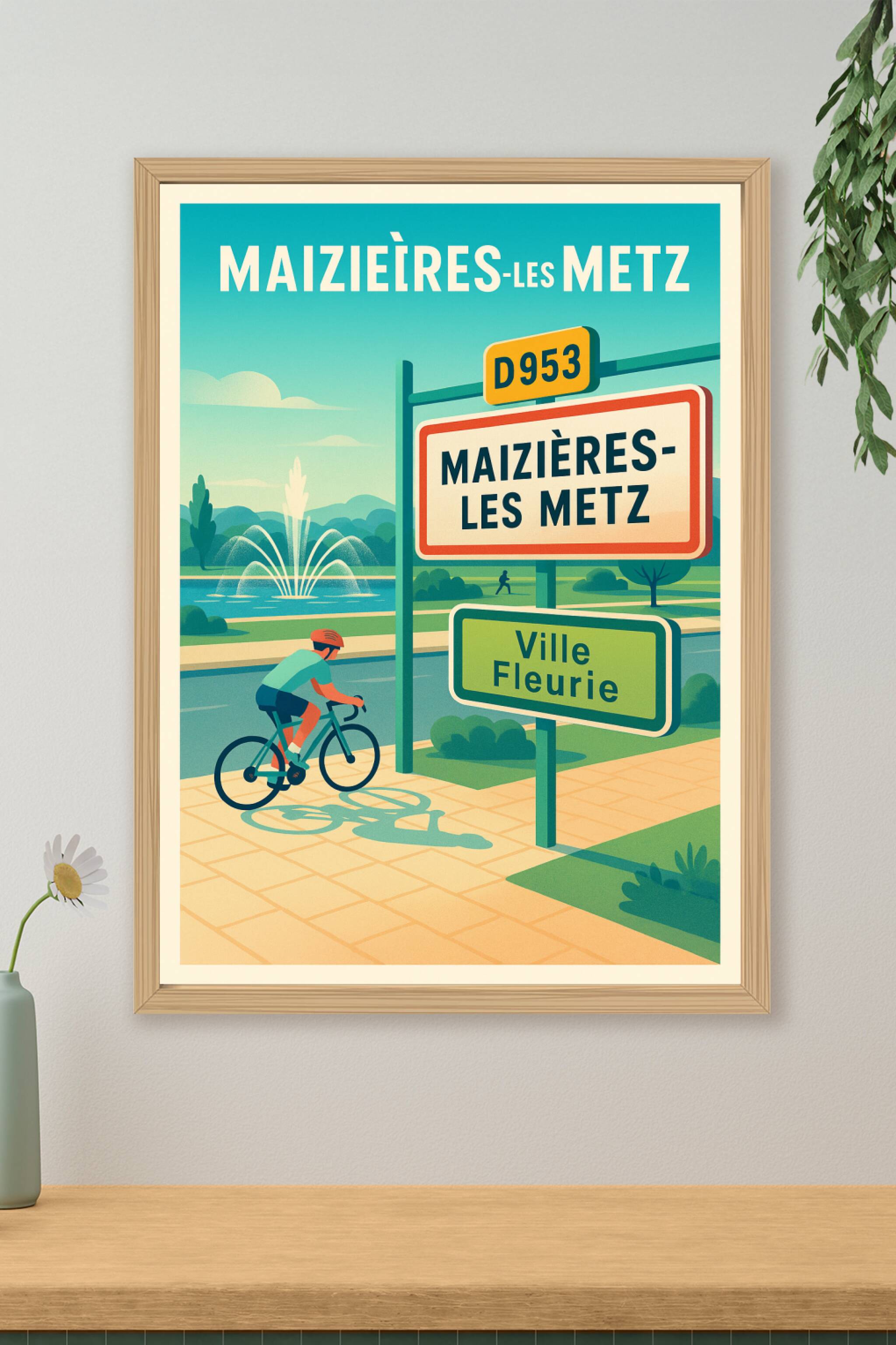 Affiche de Maizières-les-Metz - L'appel de la nature fleurie