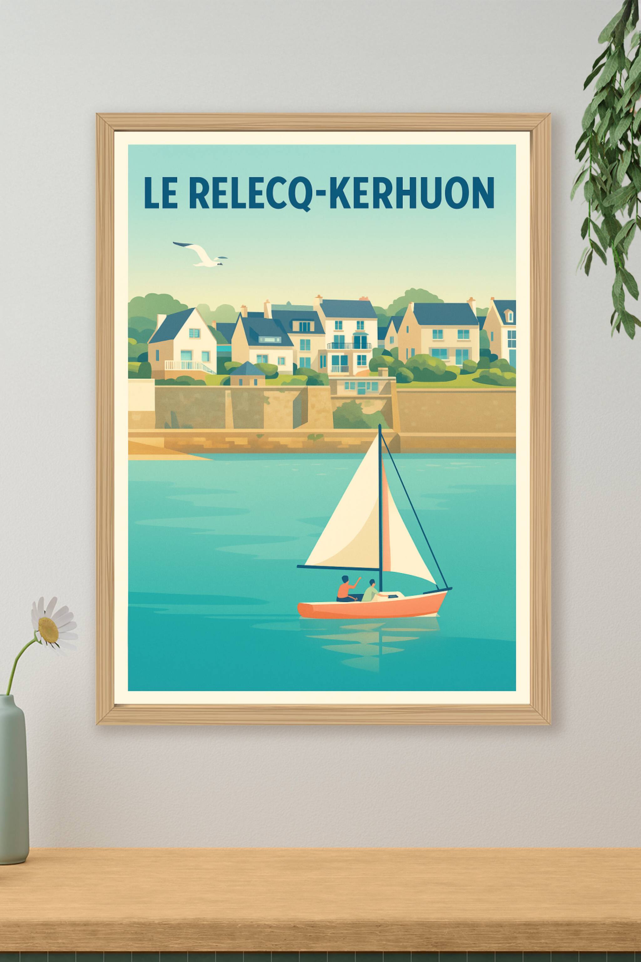 Affiche de Le Relecq-Kerhuon - Douceur maritime et charme breton