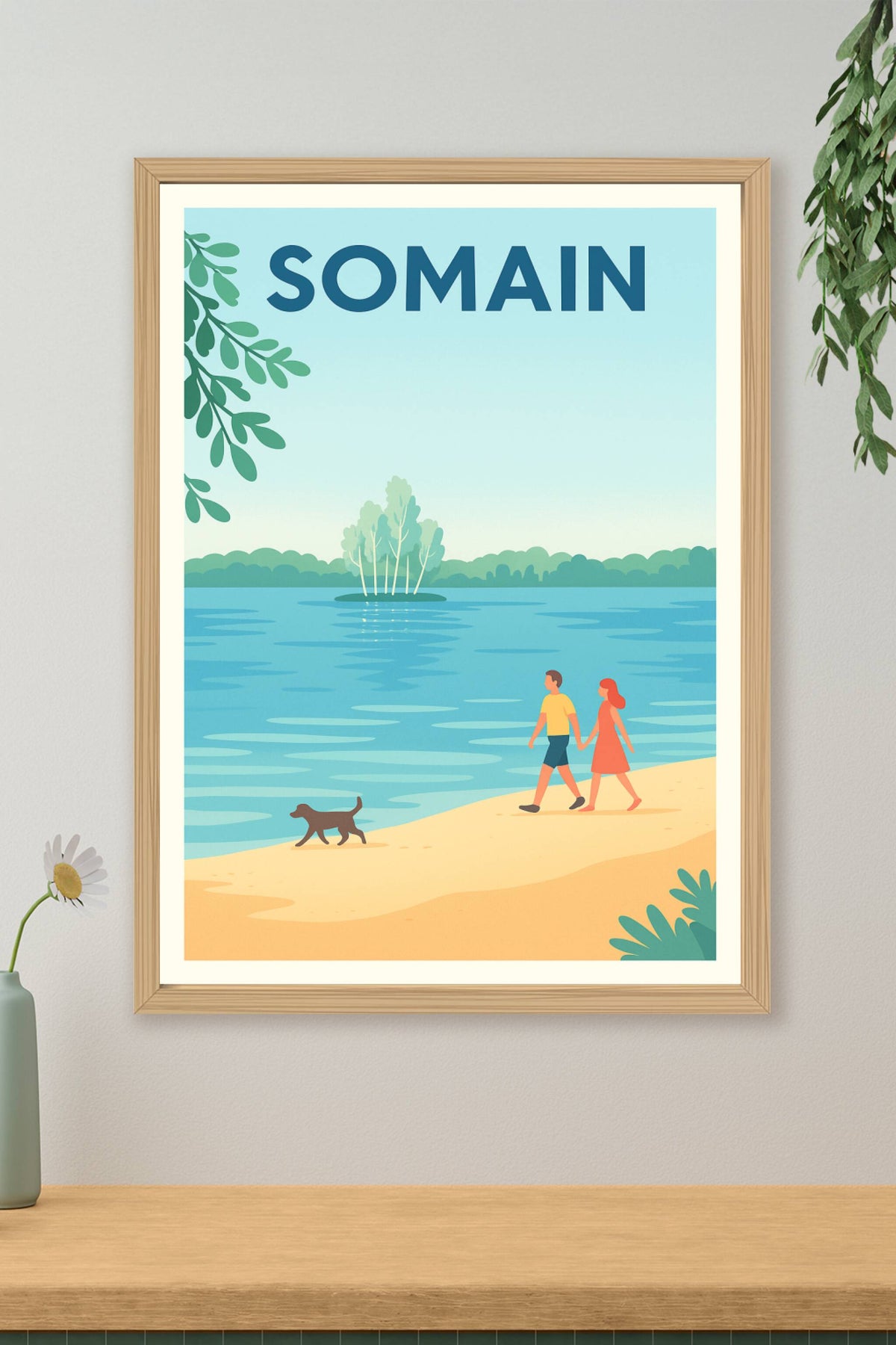 Affiche de Somain - Promenade paisible au bord de l'eau