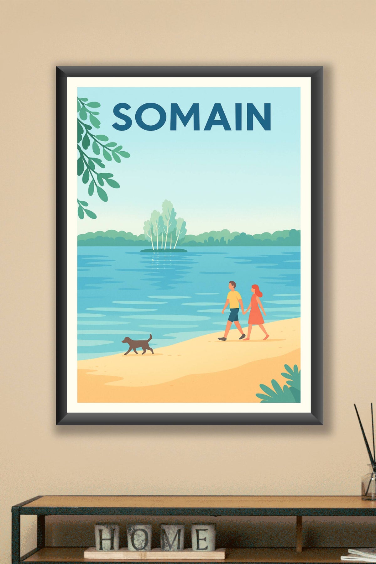 Affiche de Somain - Promenade paisible au bord de l'eau