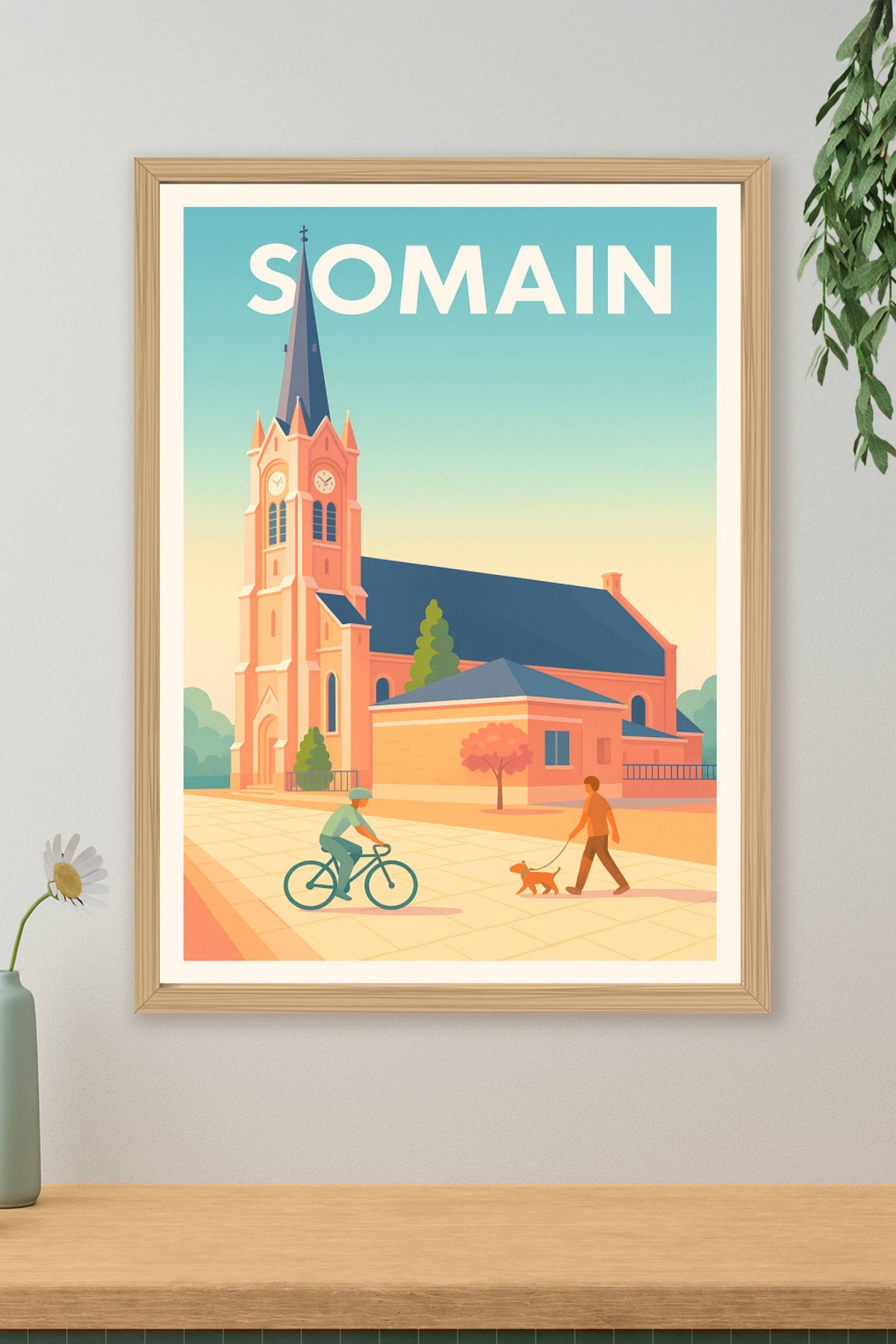 Affiche de Somain - Charme paisible au cœur de la ville