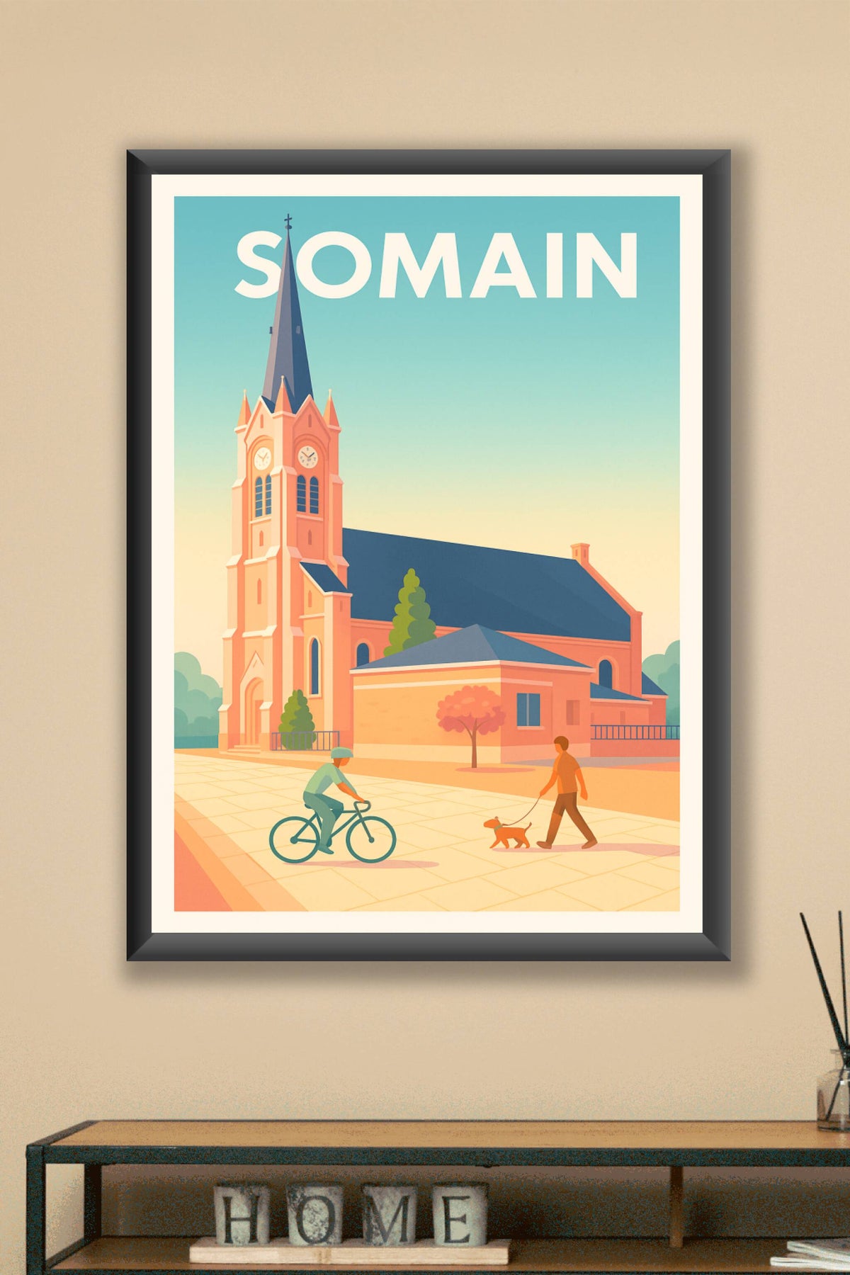 Affiche de Somain - Charme paisible au cœur de la ville