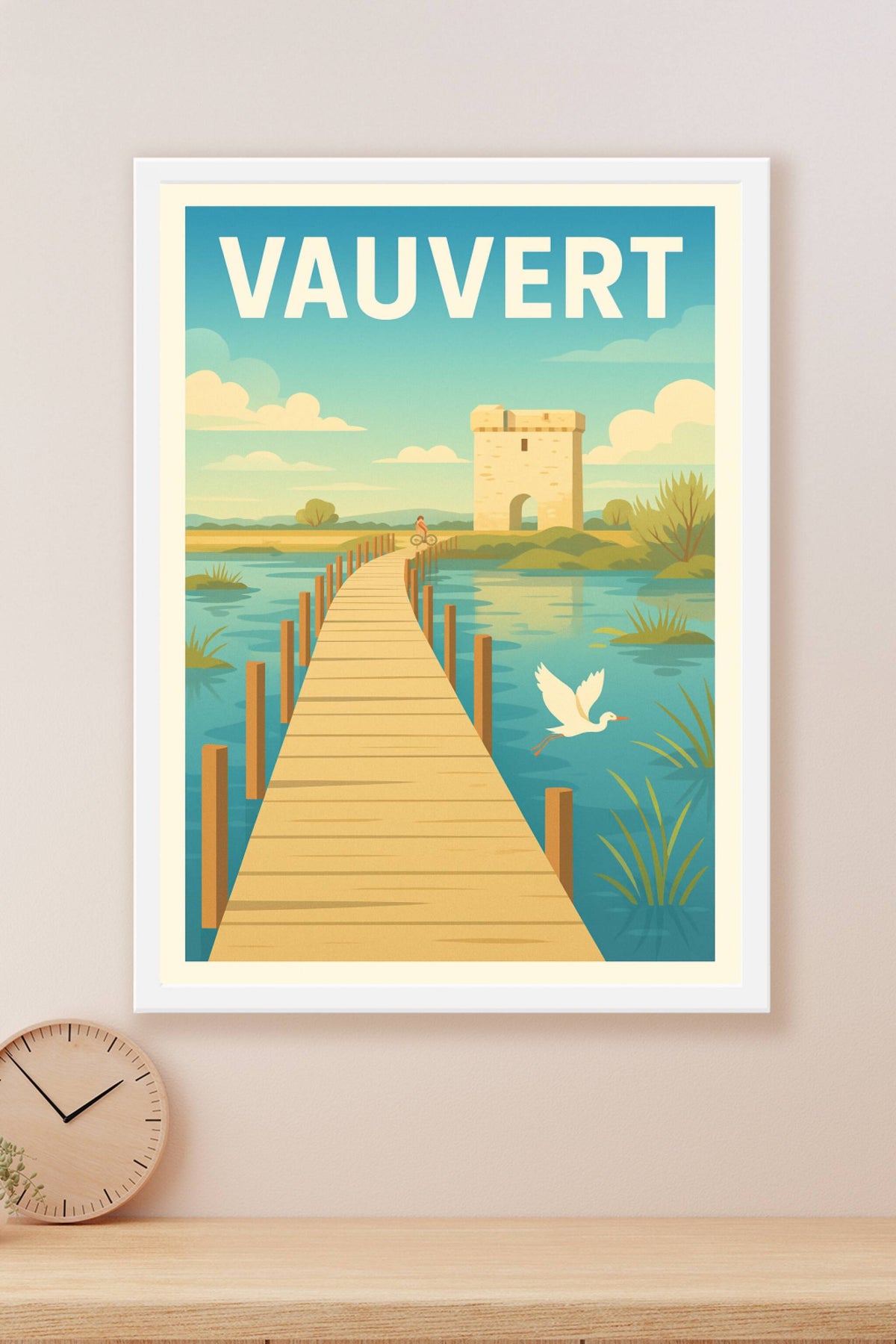 Affiche de Vauvert - Nature et Sérénité en Camargue
