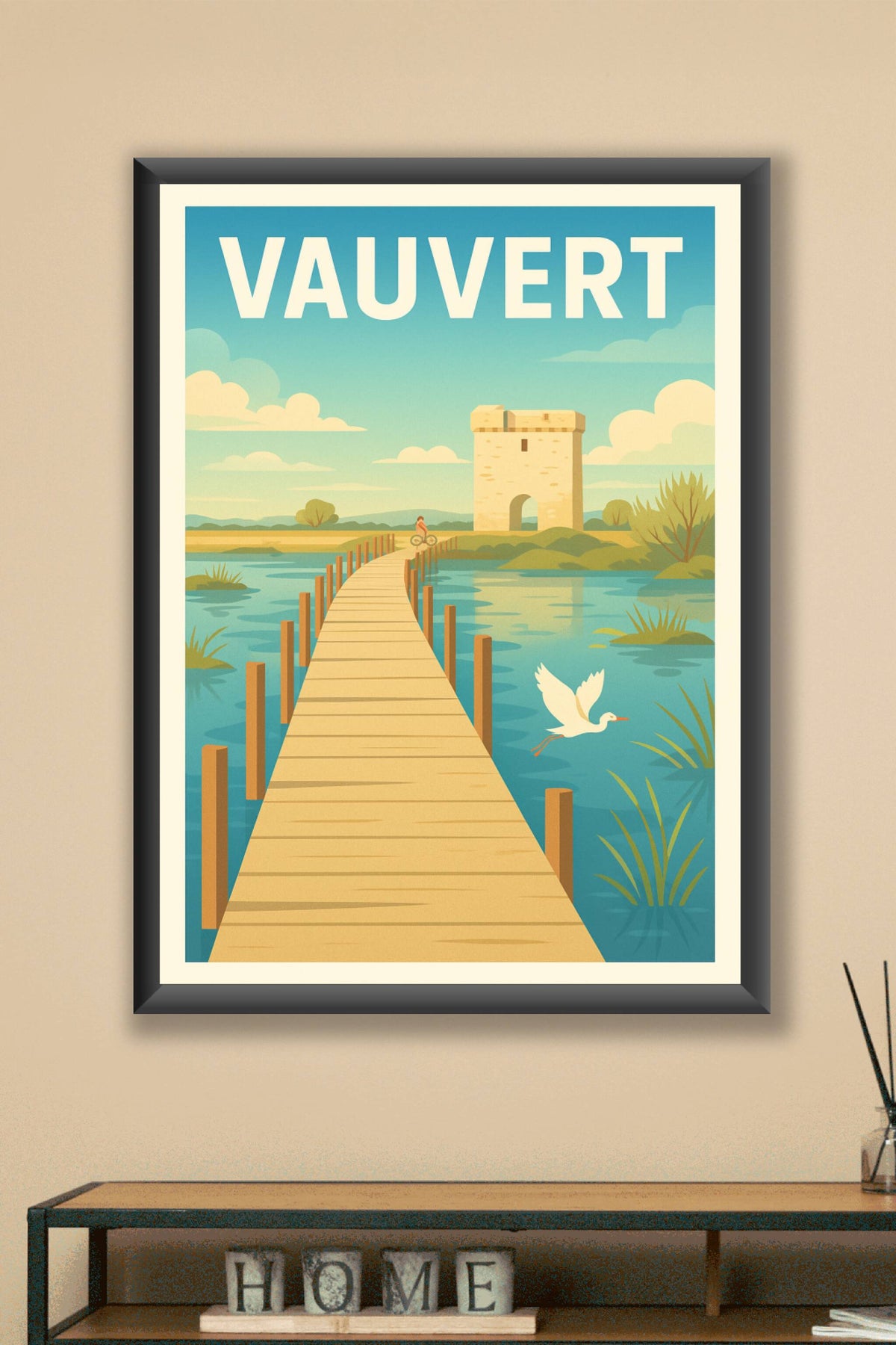 Affiche de Vauvert - Nature et Sérénité en Camargue