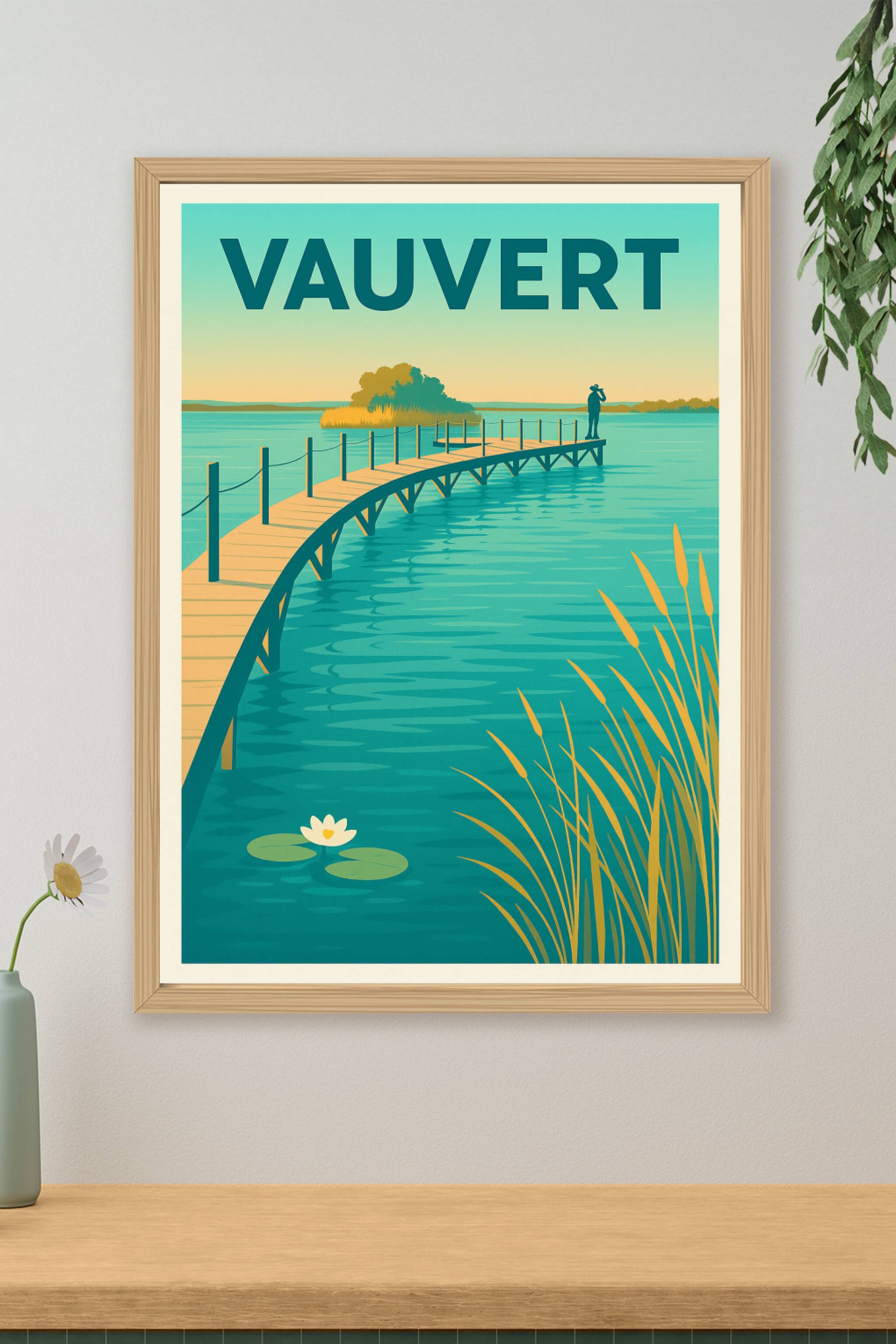 Affiche de Vauvert - Évasion au bord de l'eau