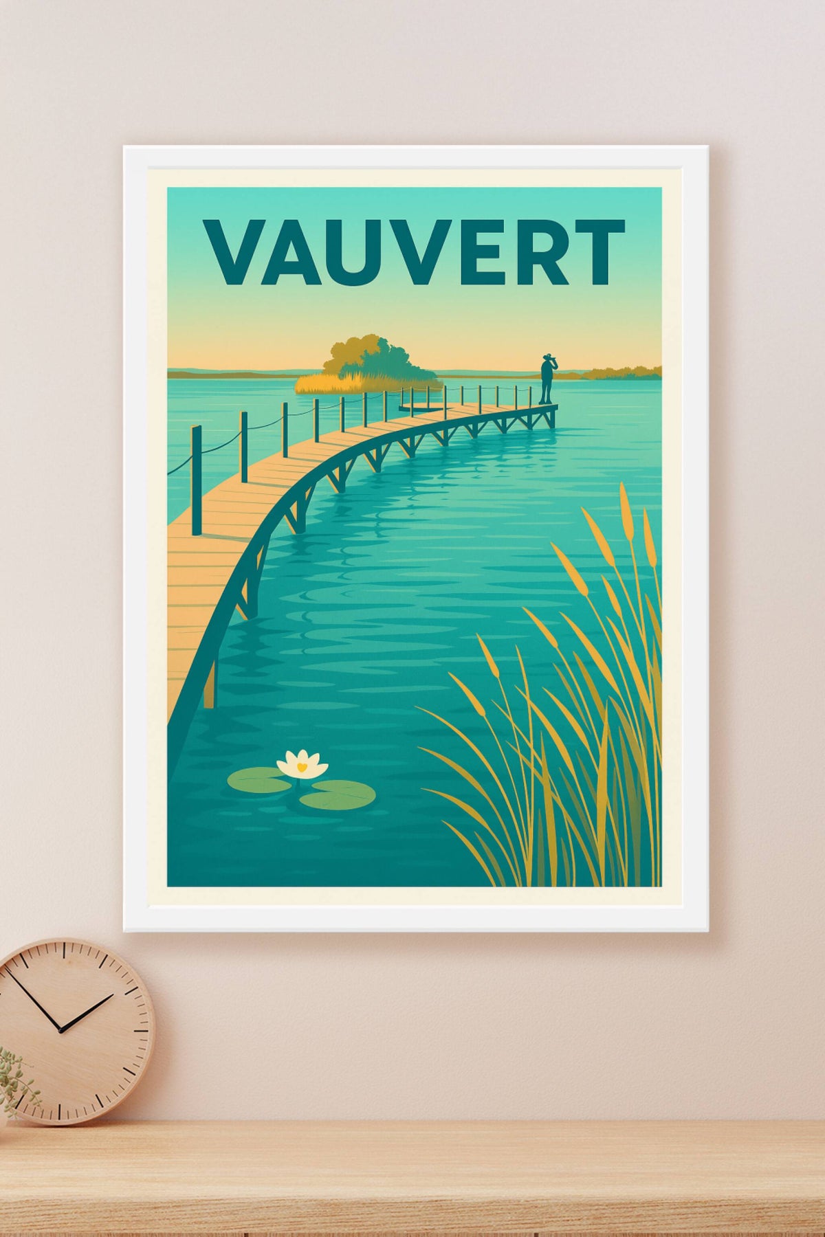 Affiche de Vauvert - Évasion au bord de l'eau