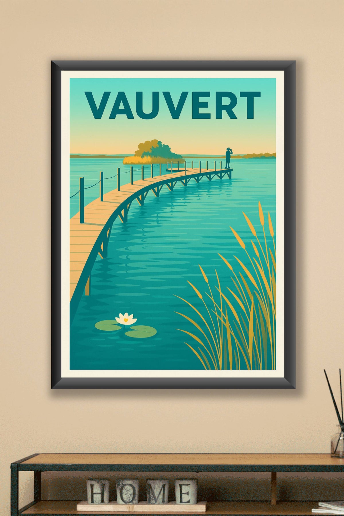 Affiche de Vauvert - Évasion au bord de l'eau