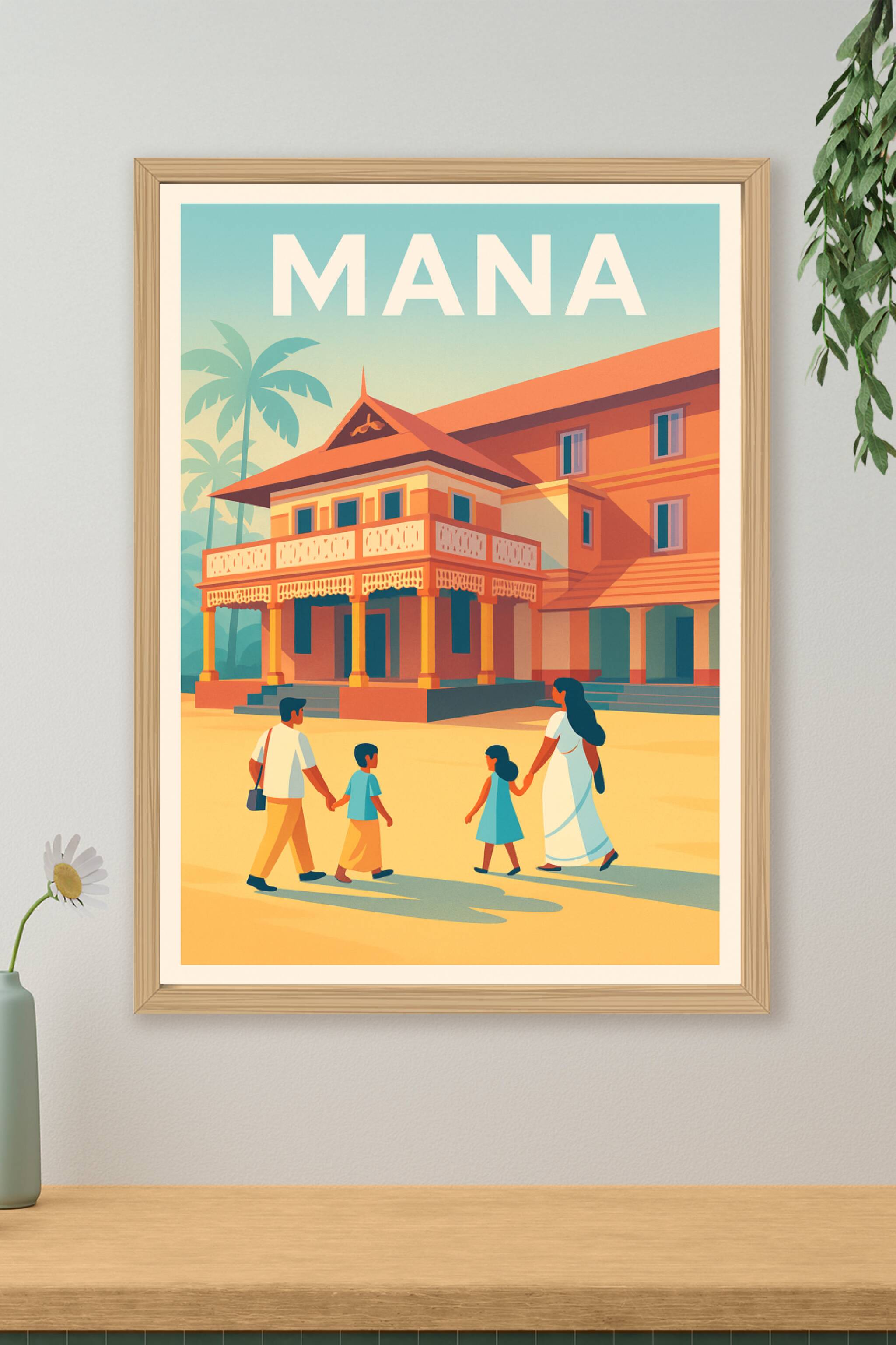 Affiche de Mana - Charme traditionnel et douceur tropicale