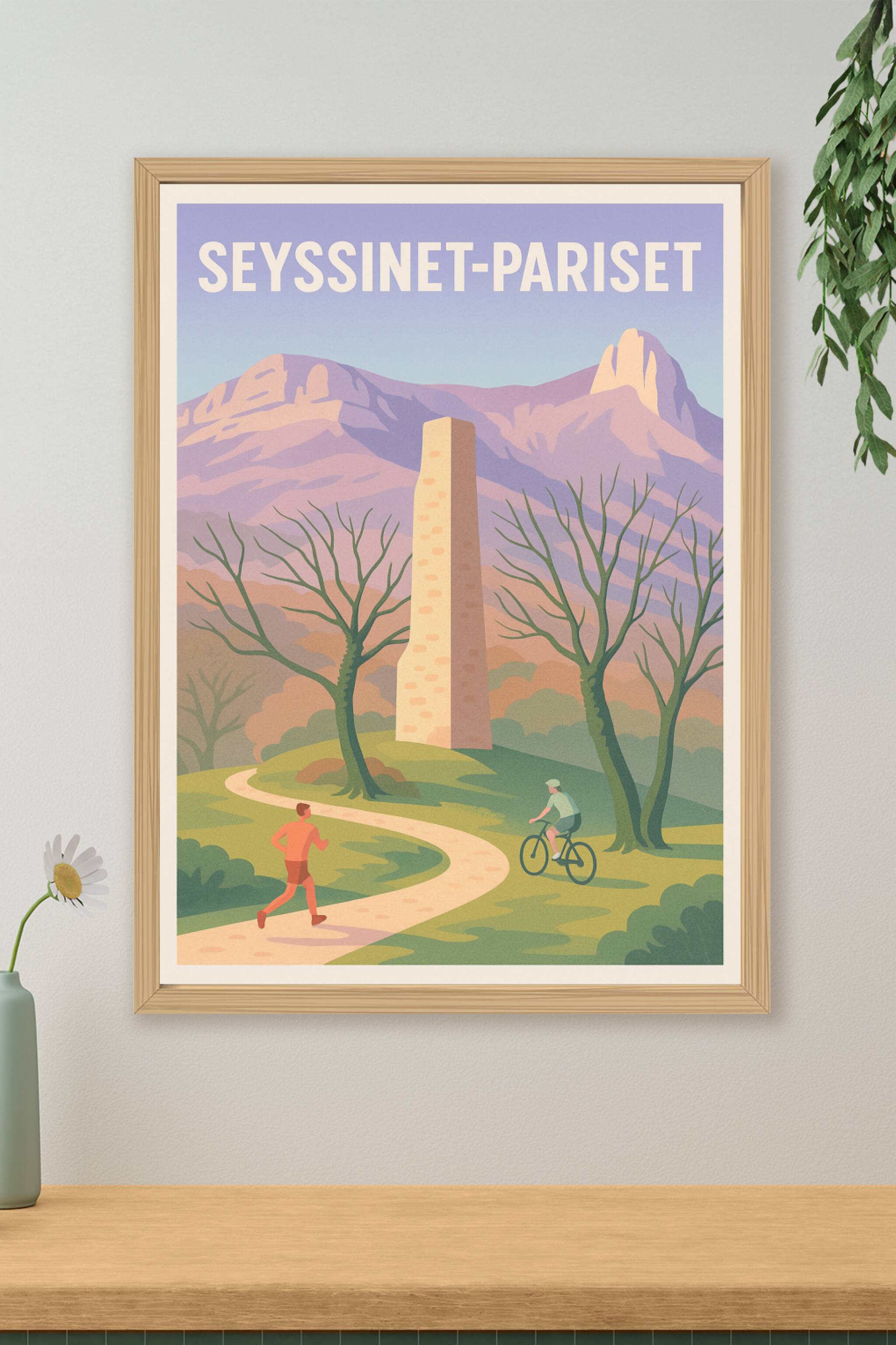 Affiche de Seyssinet-Pariset - Évasion nature et sport en pleine montagne
