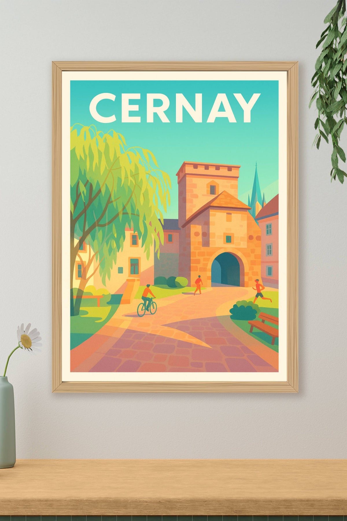Affiche de Cernay - Charme historique et douceur de vivre