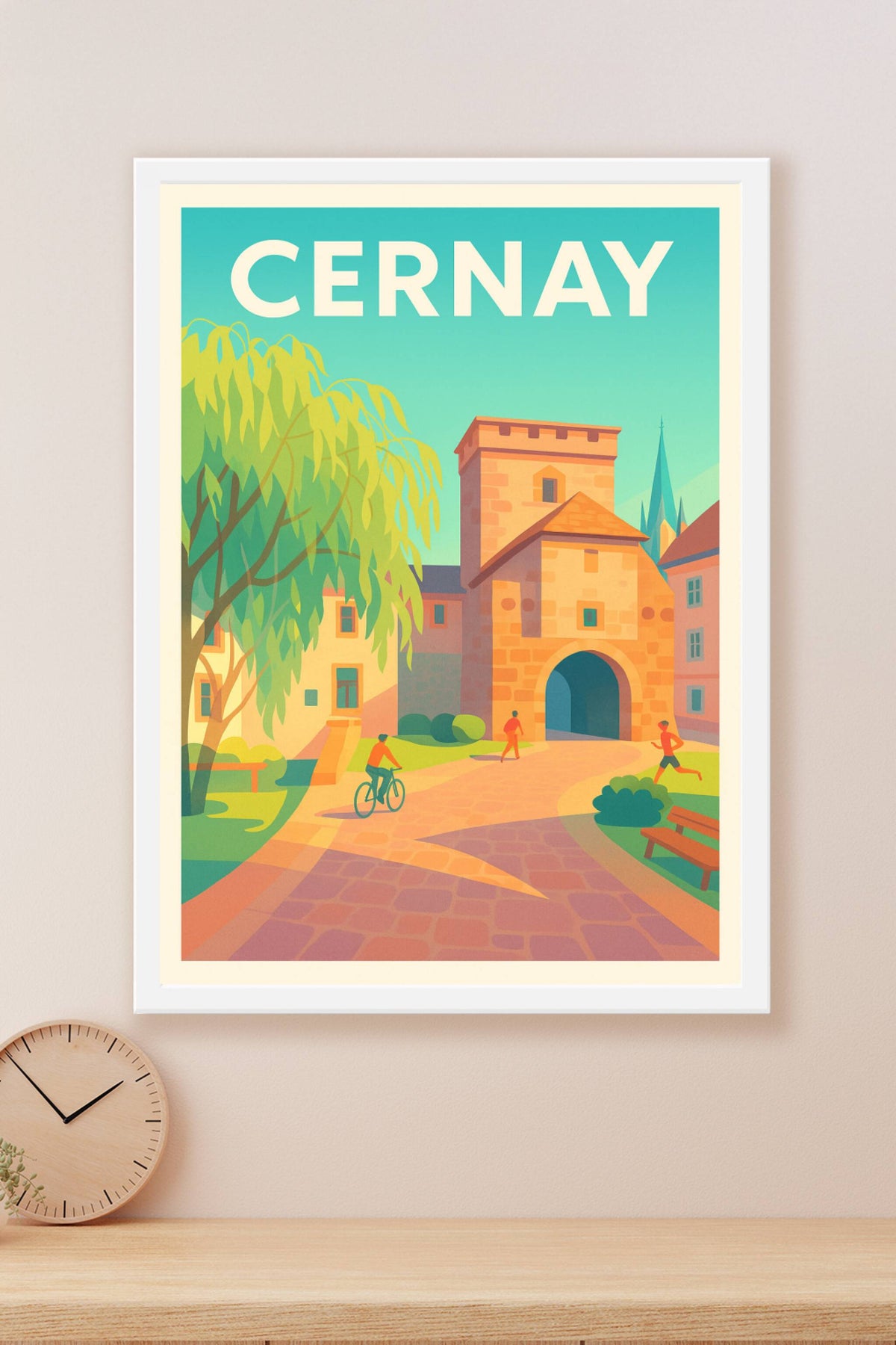 Affiche de Cernay - Charme historique et douceur de vivre