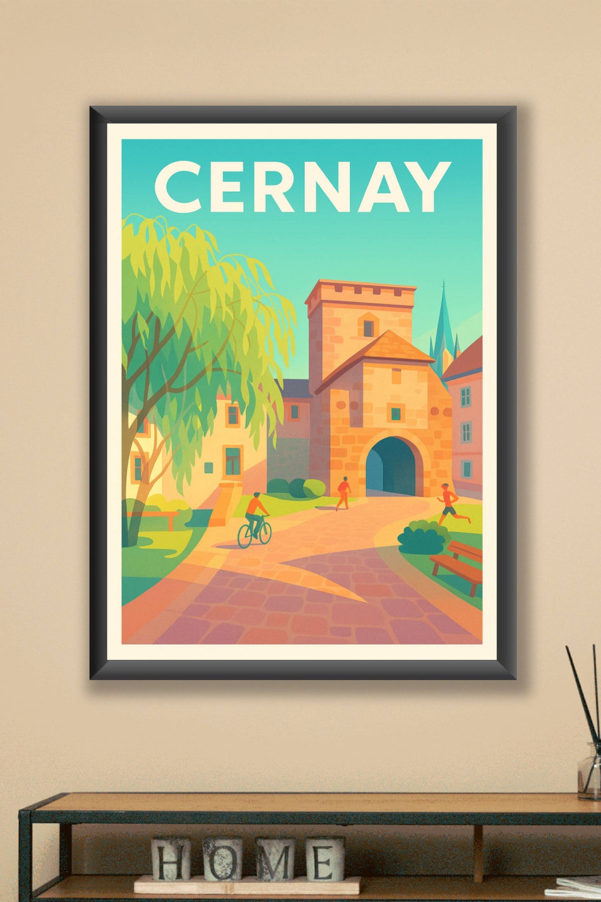 Affiche de Cernay - Charme historique et douceur de vivre