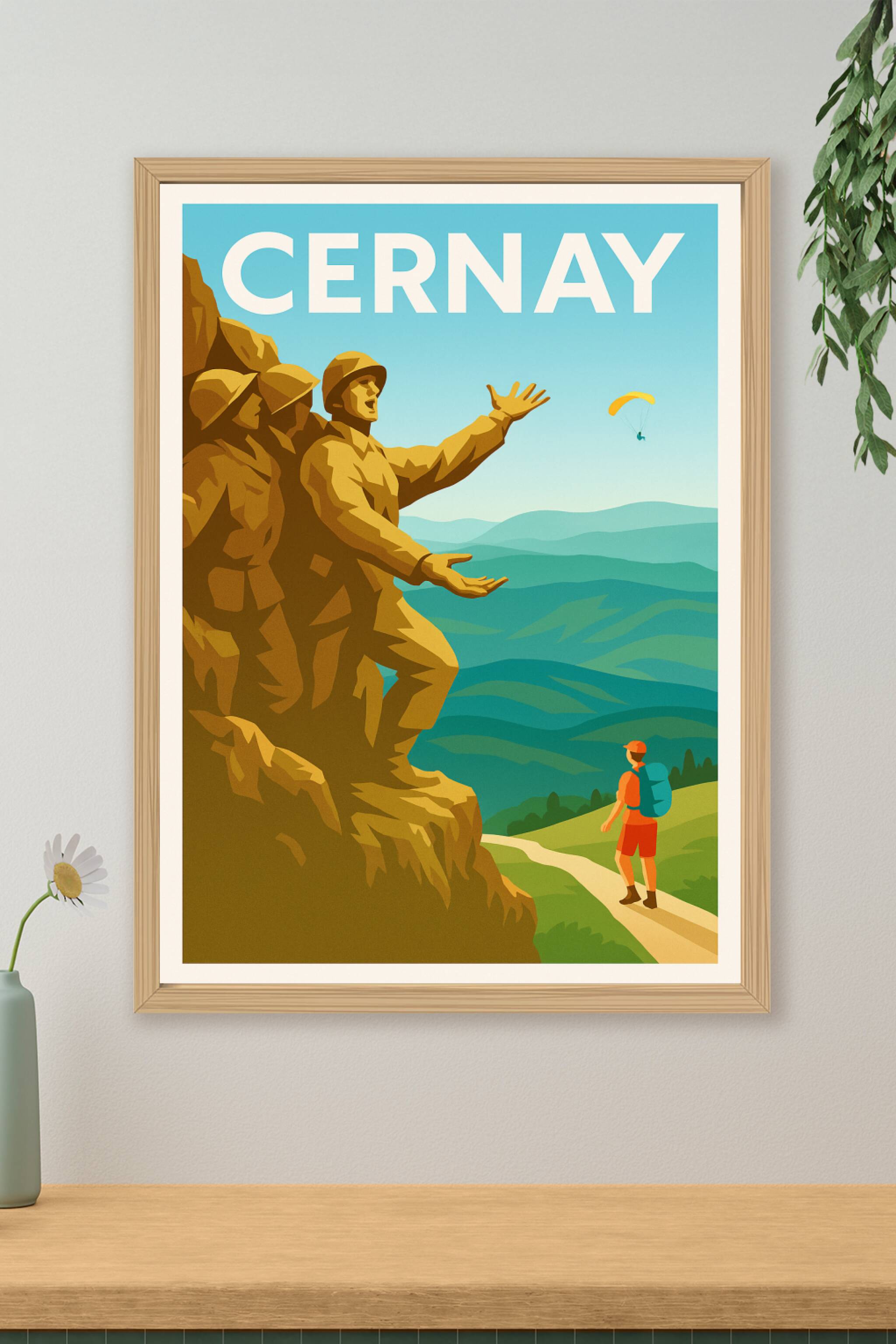 Affiche de Cernay - Explorez les sommets emblématiques