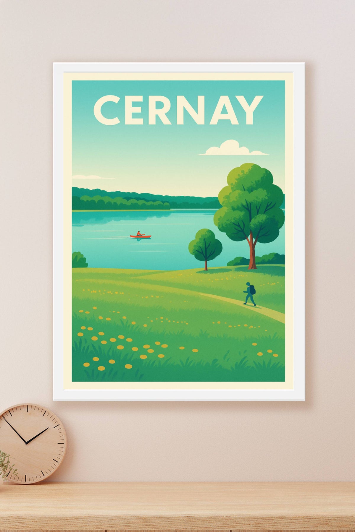 Affiche de Cernay - Évasion nature au bord de l'eau