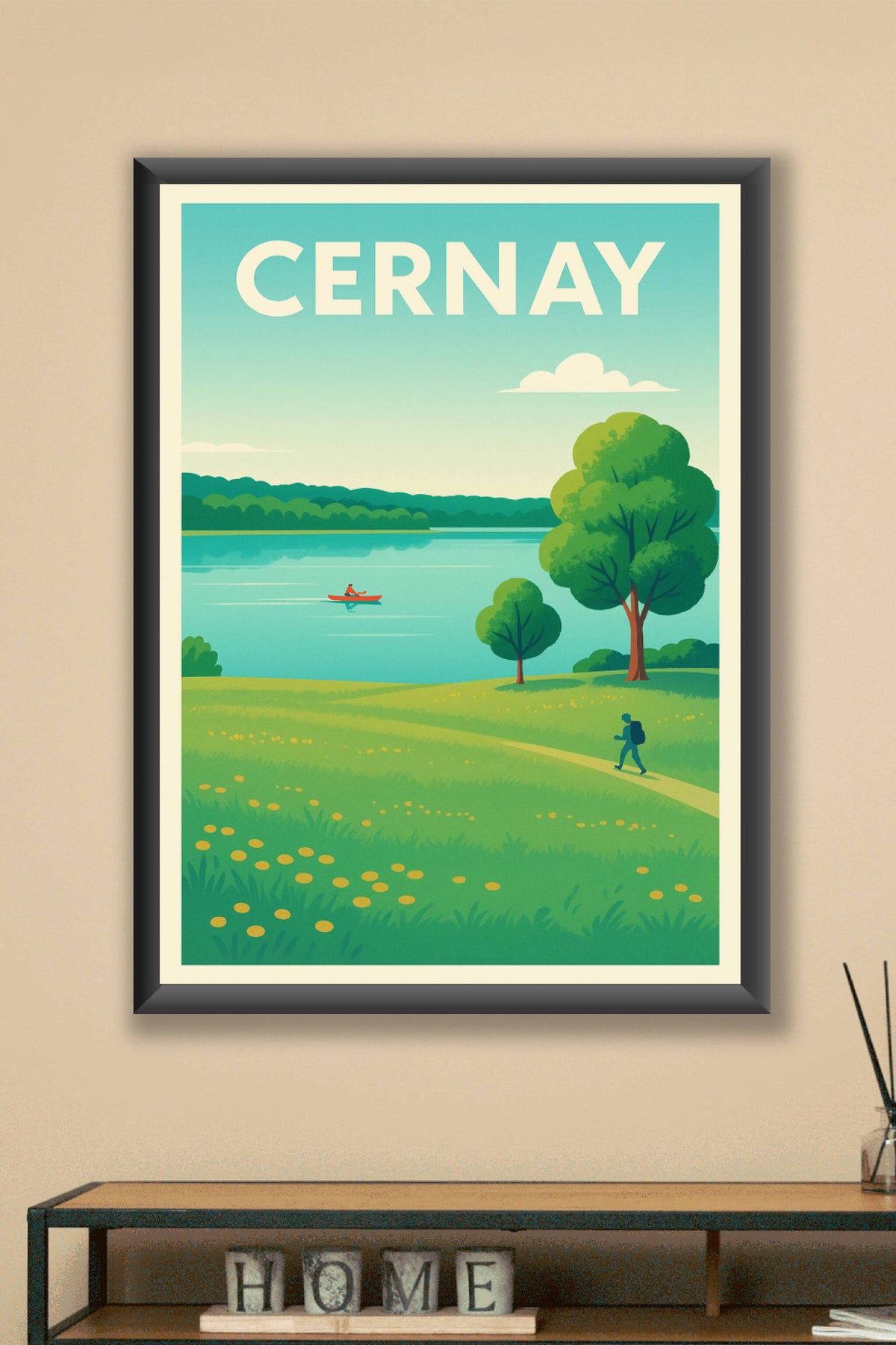 Affiche de Cernay - Évasion nature au bord de l'eau
