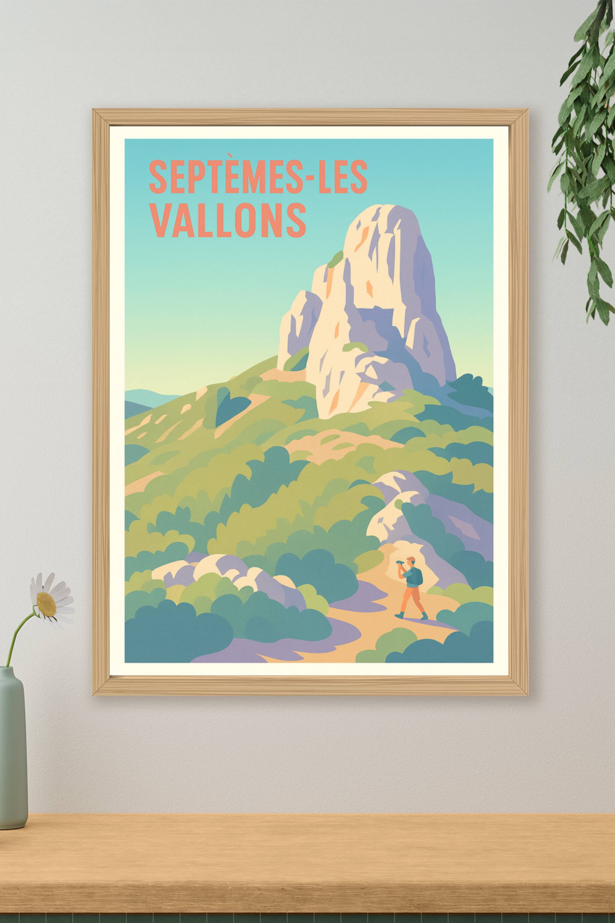 Affiche de Septèmes-les-Vallons - Aventure et nature au cœur des collines