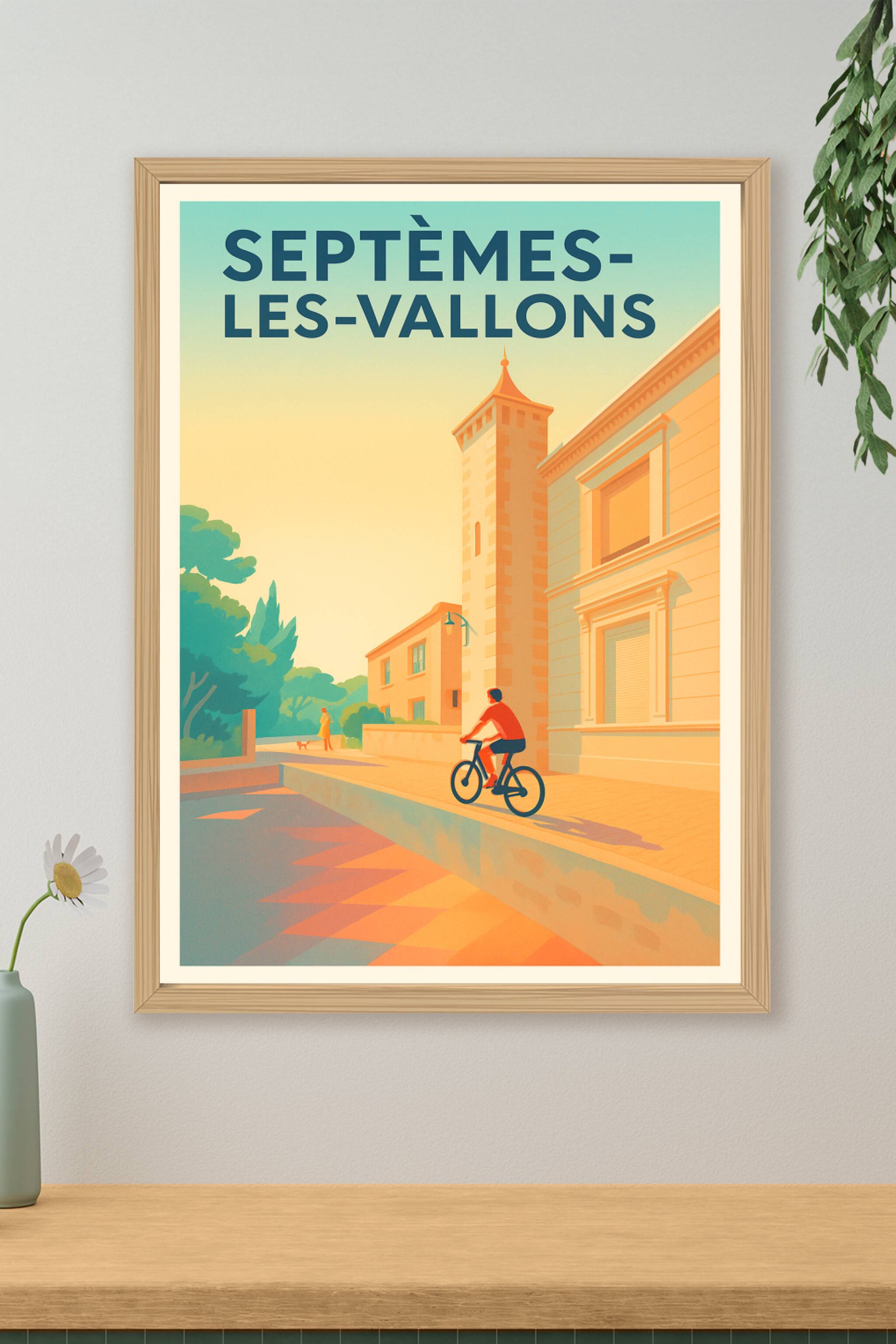 Affiche de Septèmes-les-Vallons - L'évasion douce en vélo