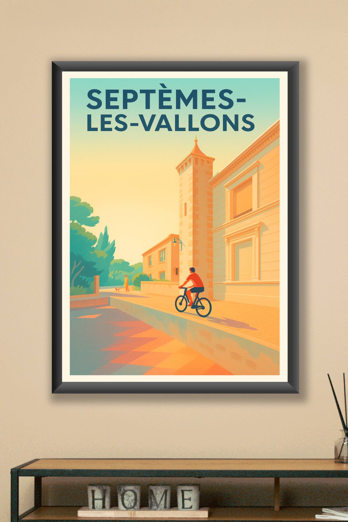 Affiche de Septèmes-les-Vallons - L'évasion douce en vélo