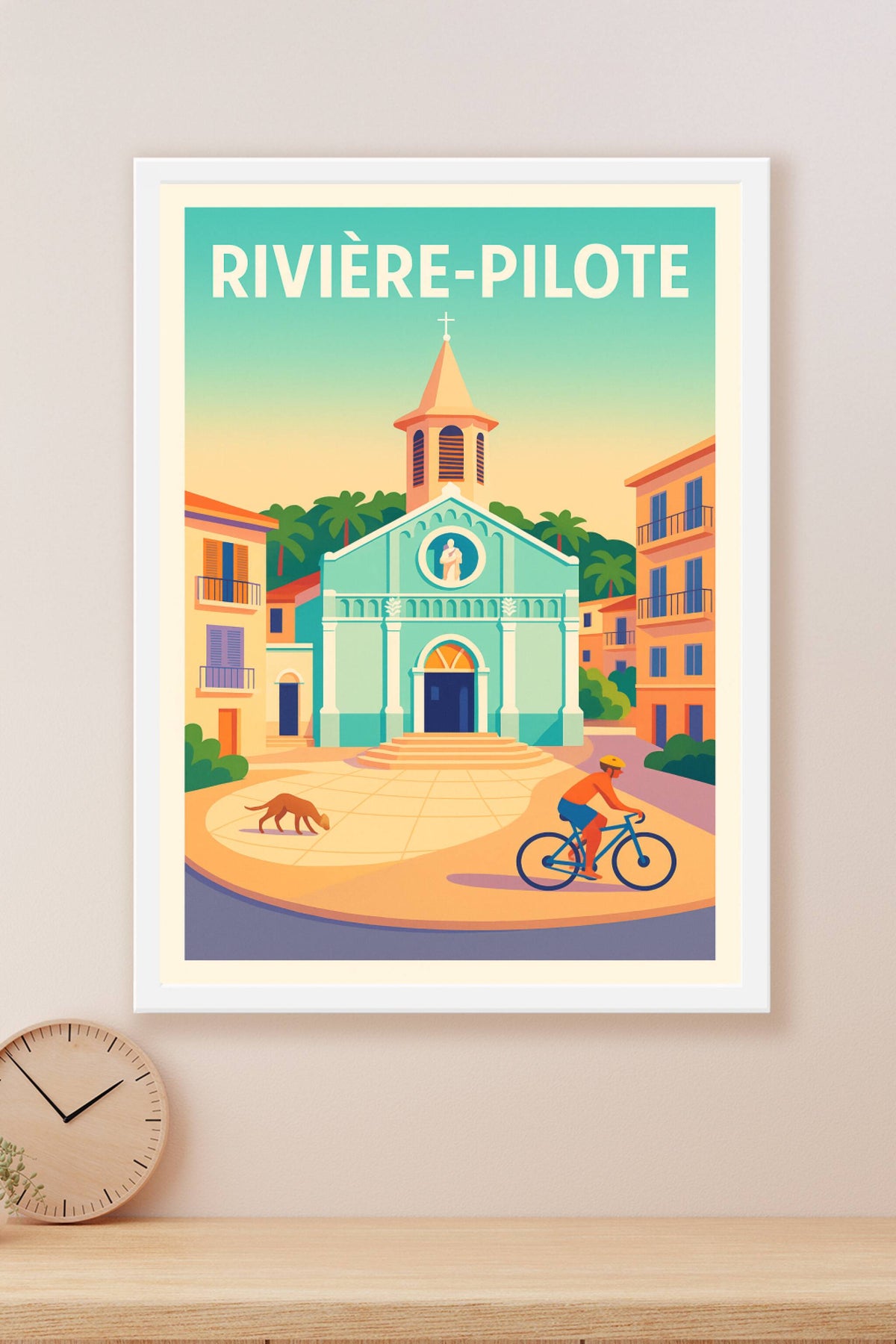 Affiche de Rivière-Pilote - Charme tropical et douceur de vivre