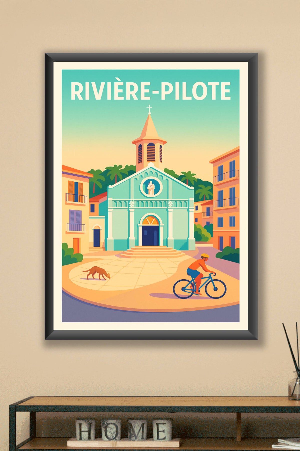 Affiche de Rivière-Pilote - Charme tropical et douceur de vivre