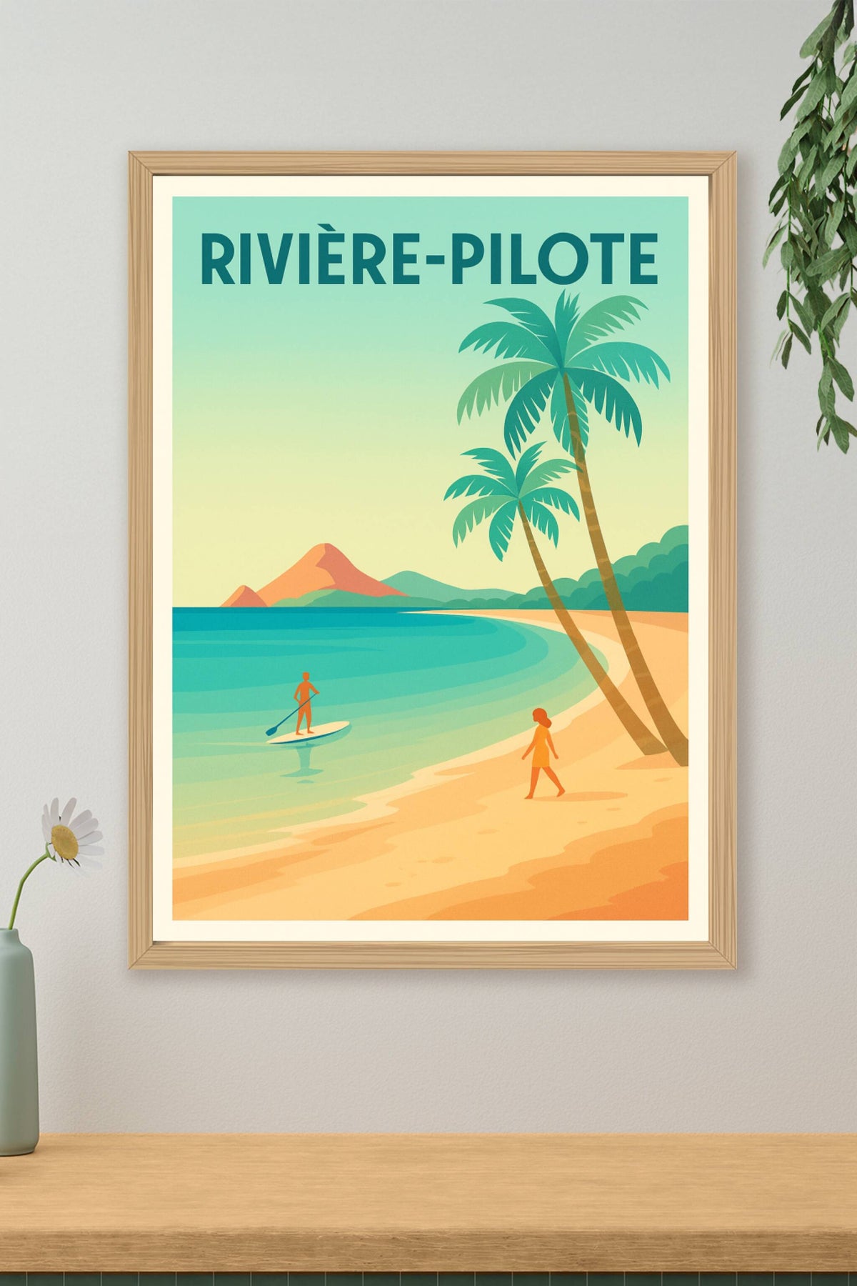 Affiche de Rivière-Pilote - Évasion tropicale au bord de l'eau