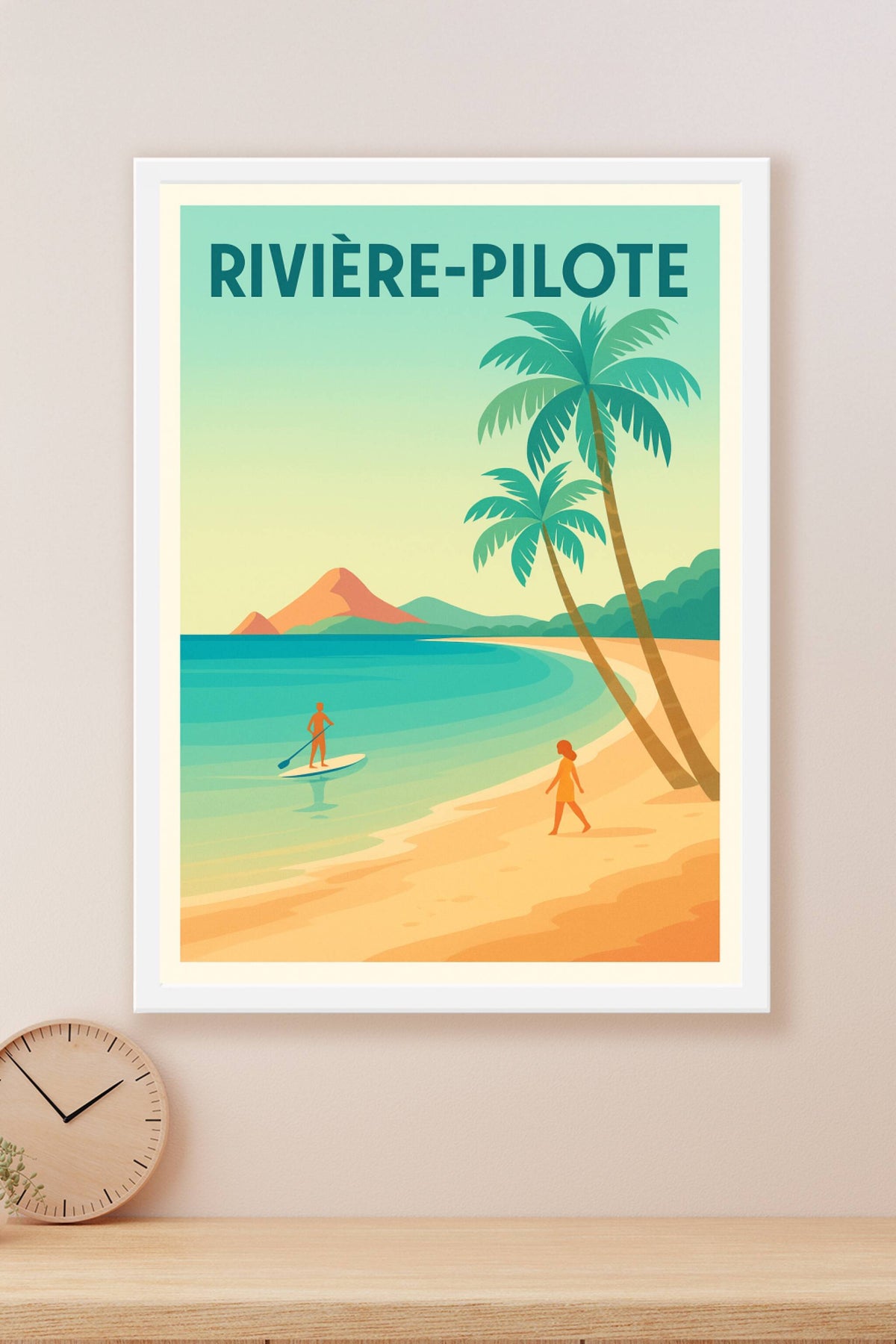 Affiche de Rivière-Pilote - Évasion tropicale au bord de l'eau