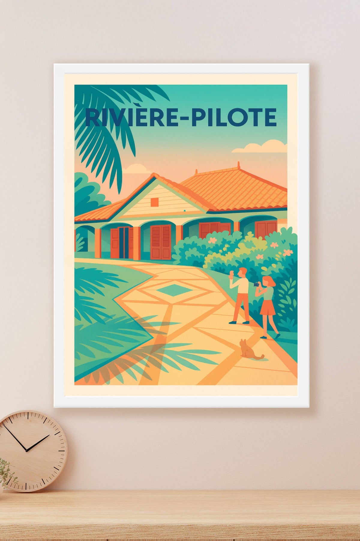 Affiche de Rivière-Pilote - Charme créole et sérénité tropicale