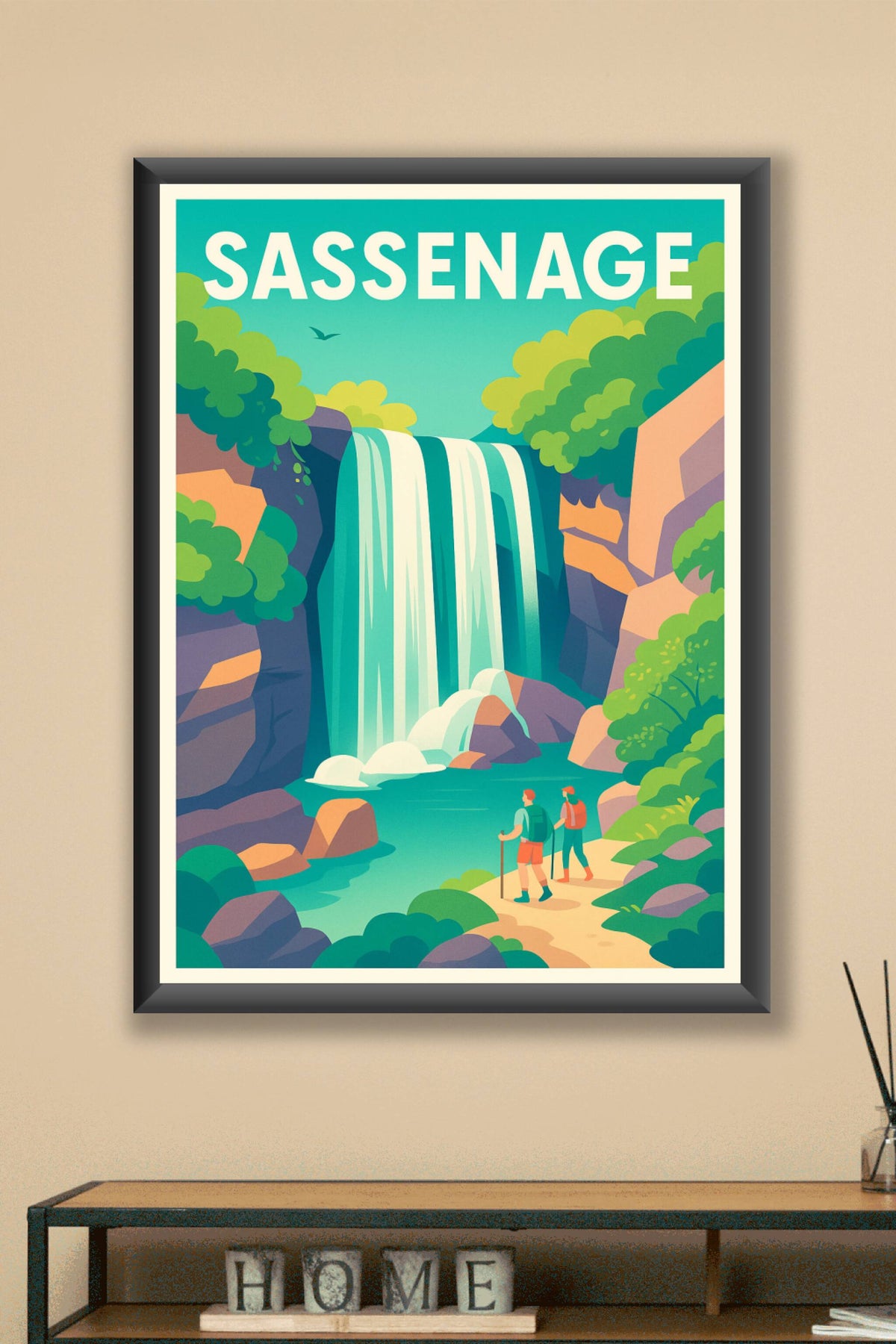 Affiche de Sassenage - Évasion Nature et Cascades