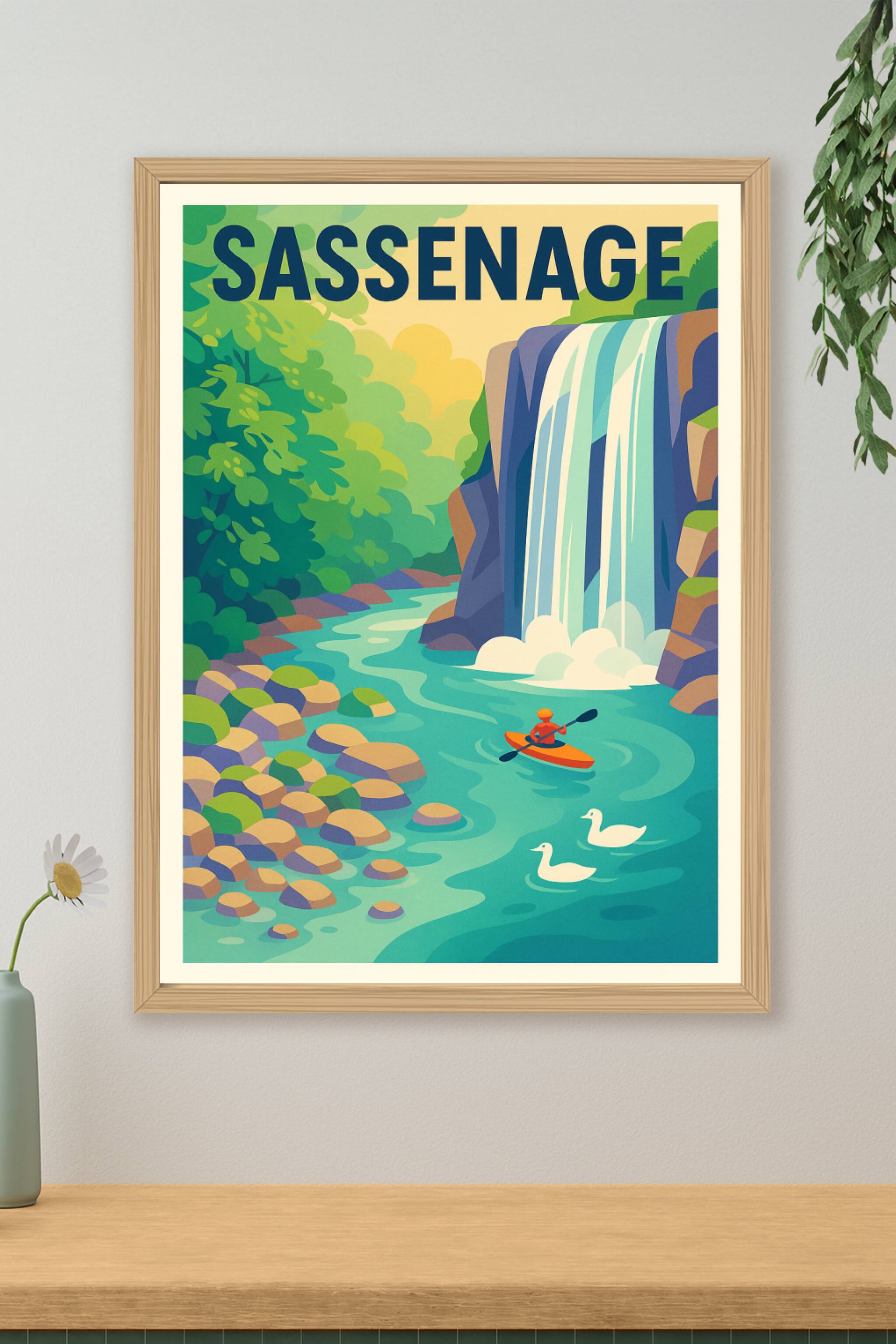 Affiche de Sassenage - Évasion nature au fil de l'eau