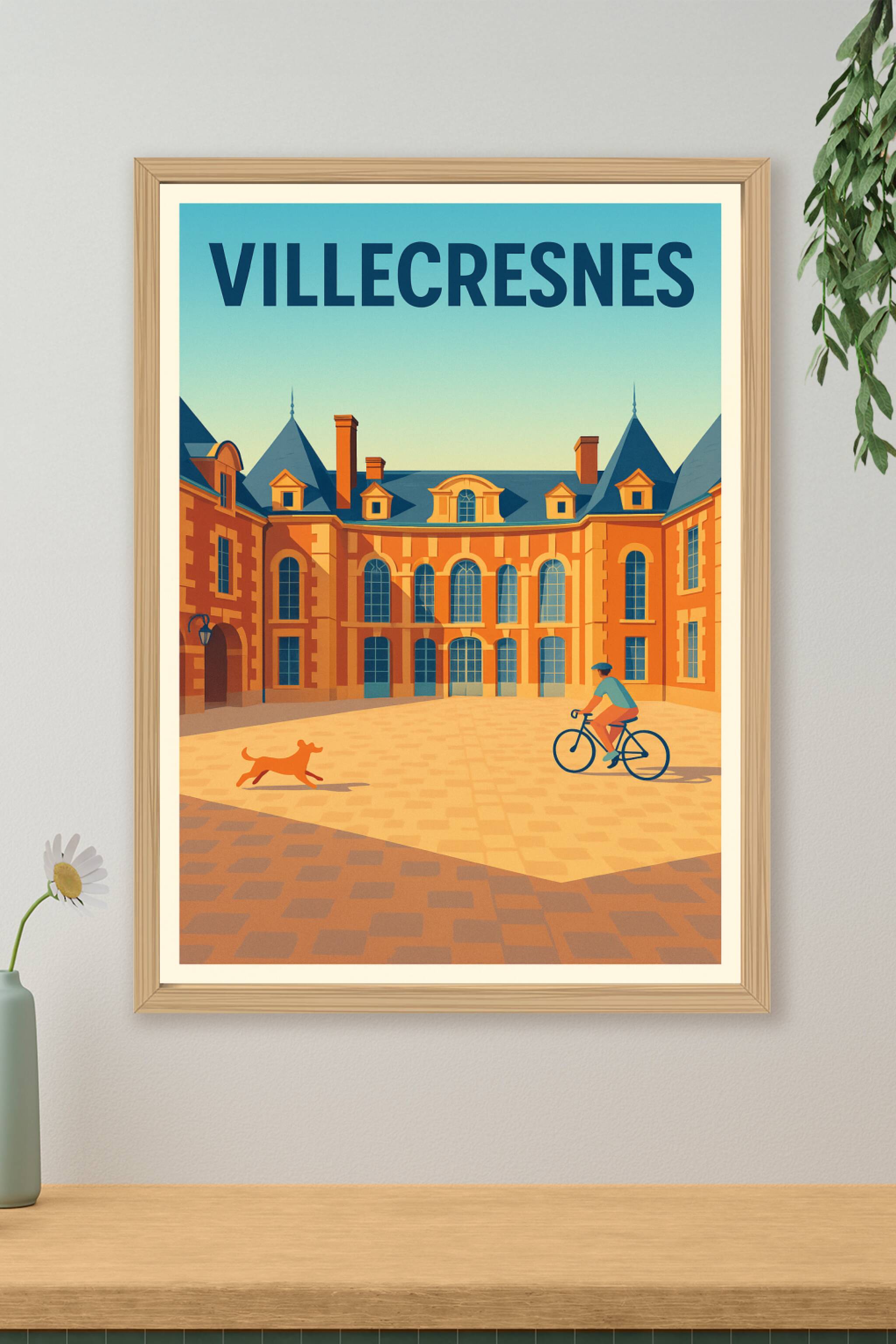 Affiche de Villecresnes - L'élégance au cœur de la ville