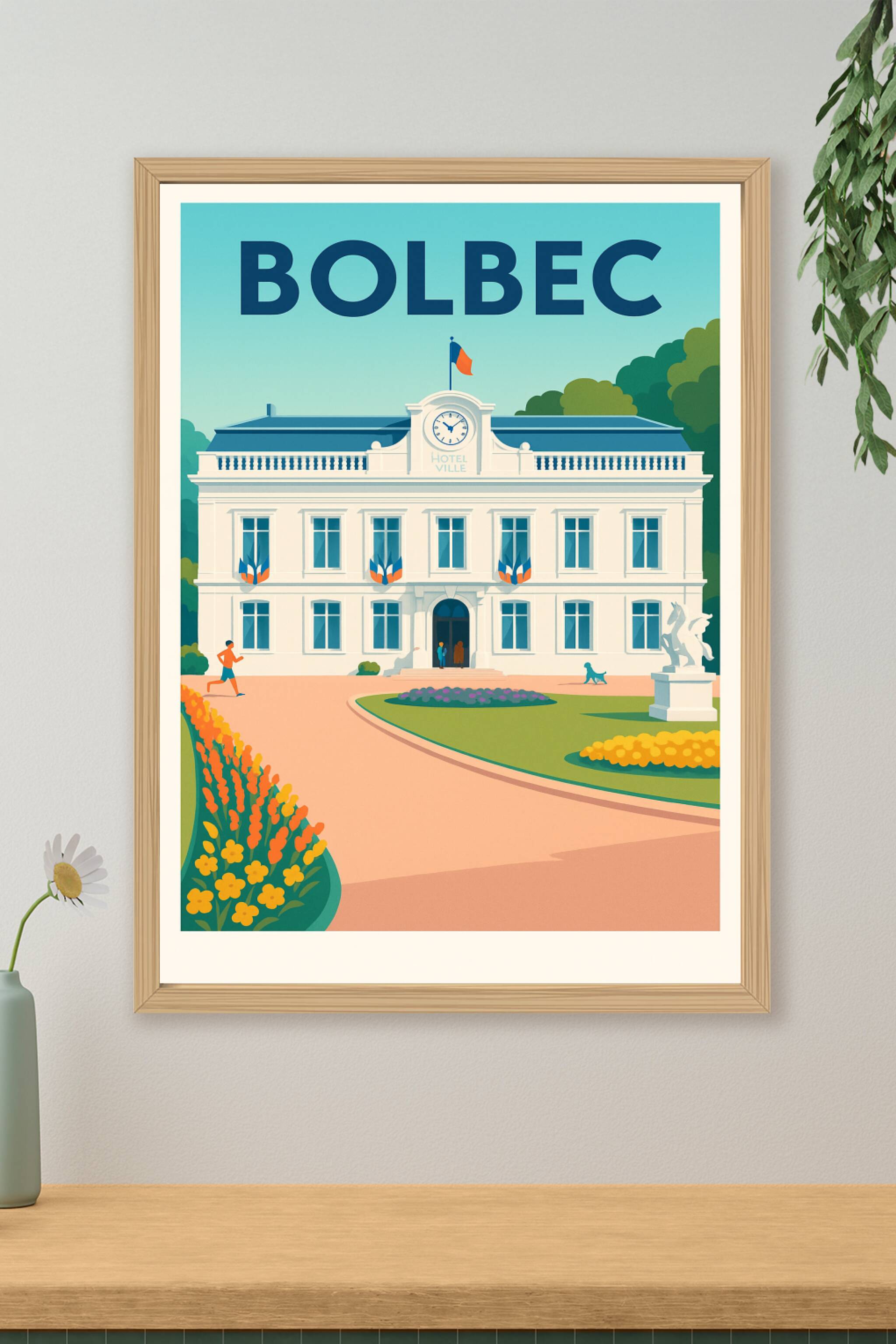 Affiche de Bolbec - Élégance et Sérénité à l'Hôtel de Ville