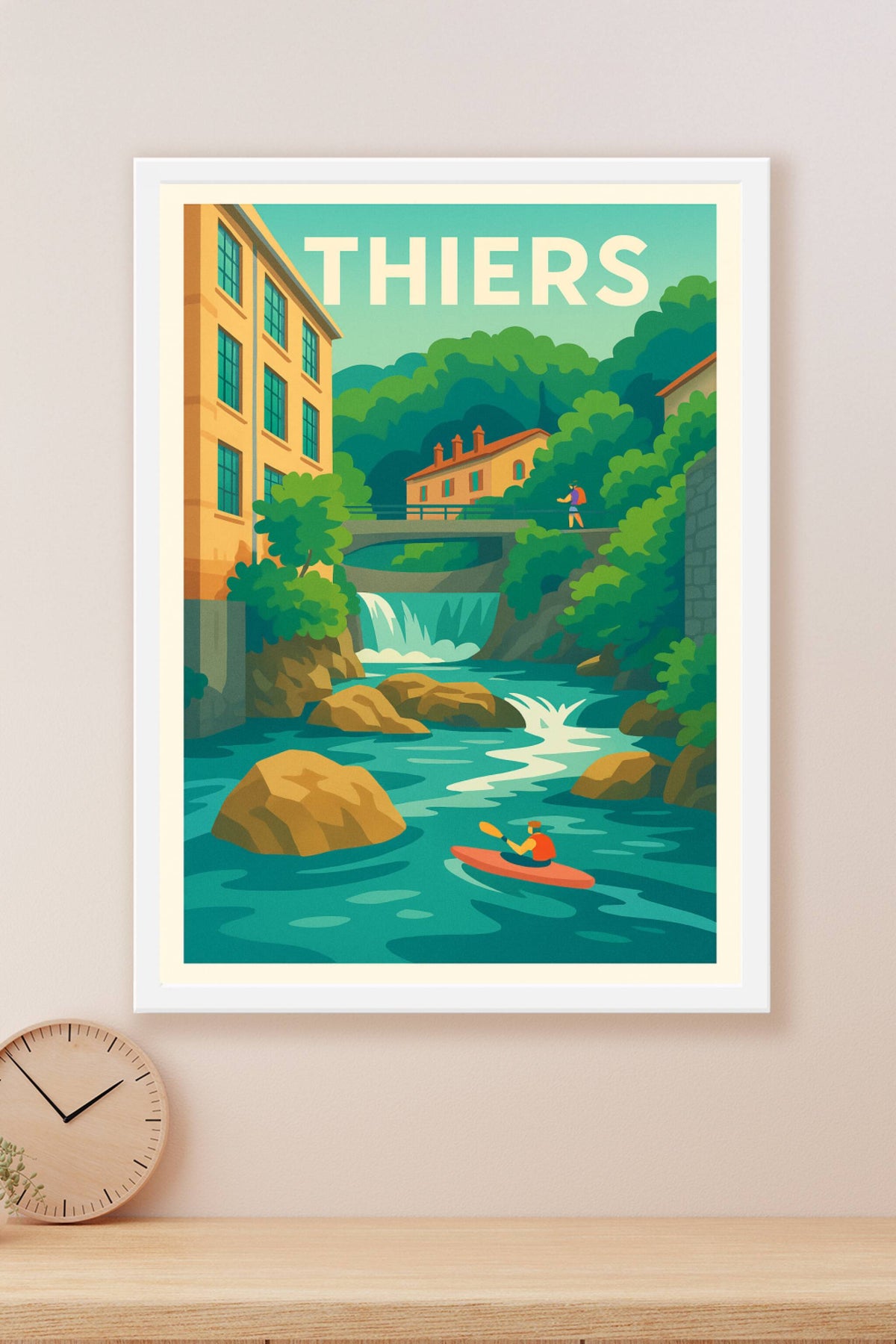 Affiche de Thiers - L'escapade nature au fil de l'eau