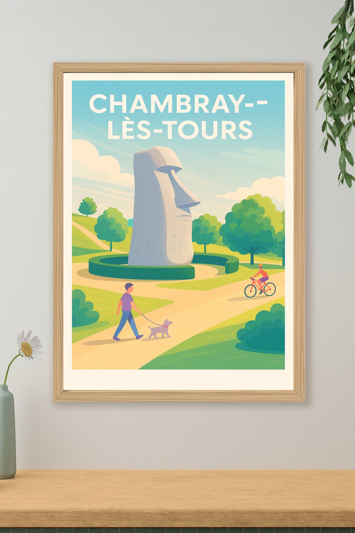 Affiche de Chambray-lès-Tours - Un coin de nature et de détente