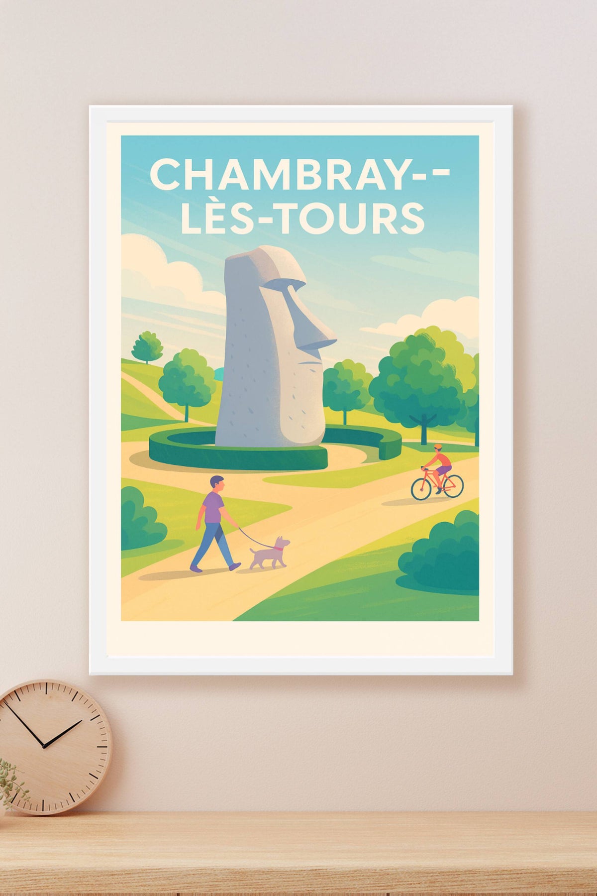 Affiche de Chambray-lès-Tours - Un coin de nature et de détente