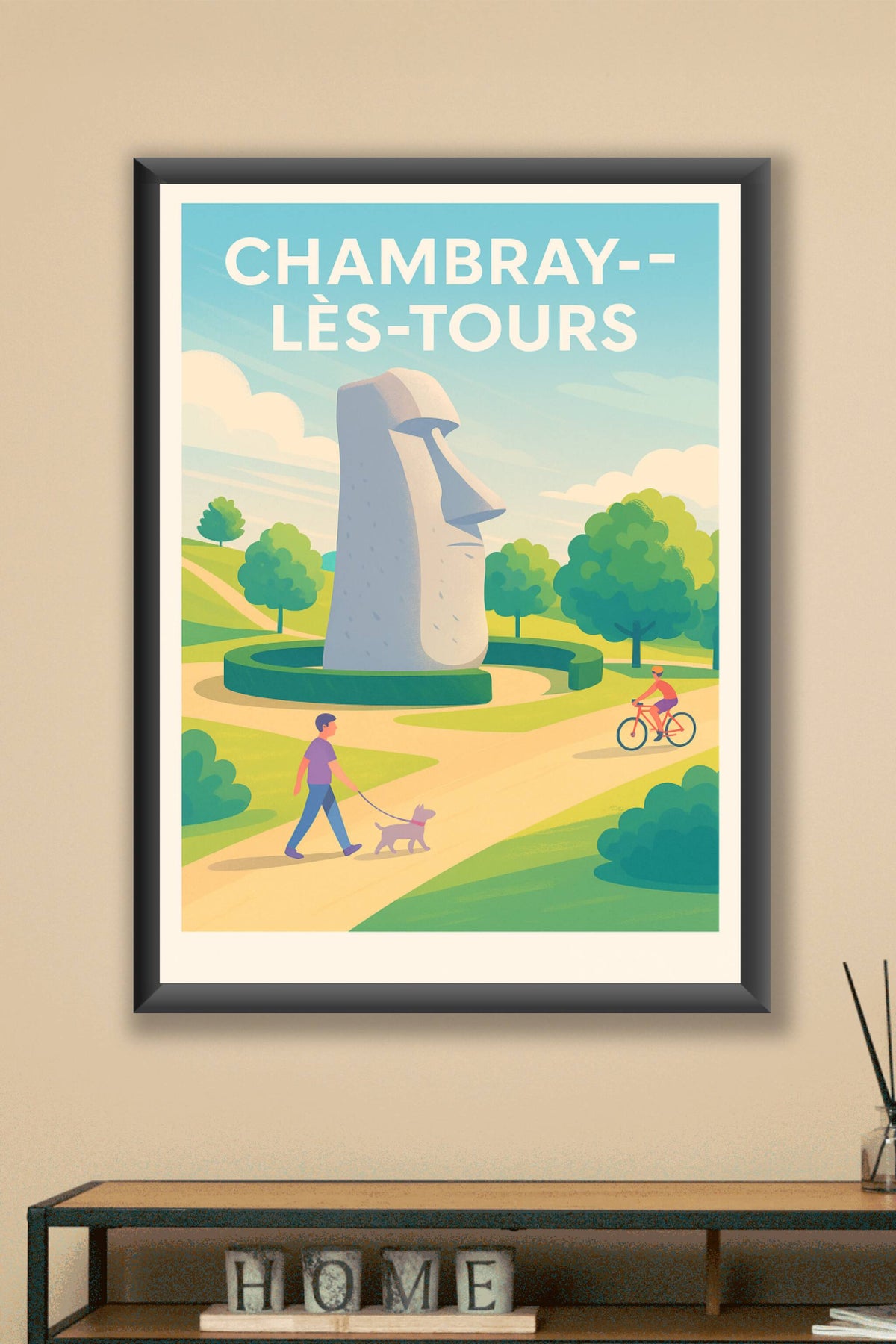 Affiche de Chambray-lès-Tours - Un coin de nature et de détente