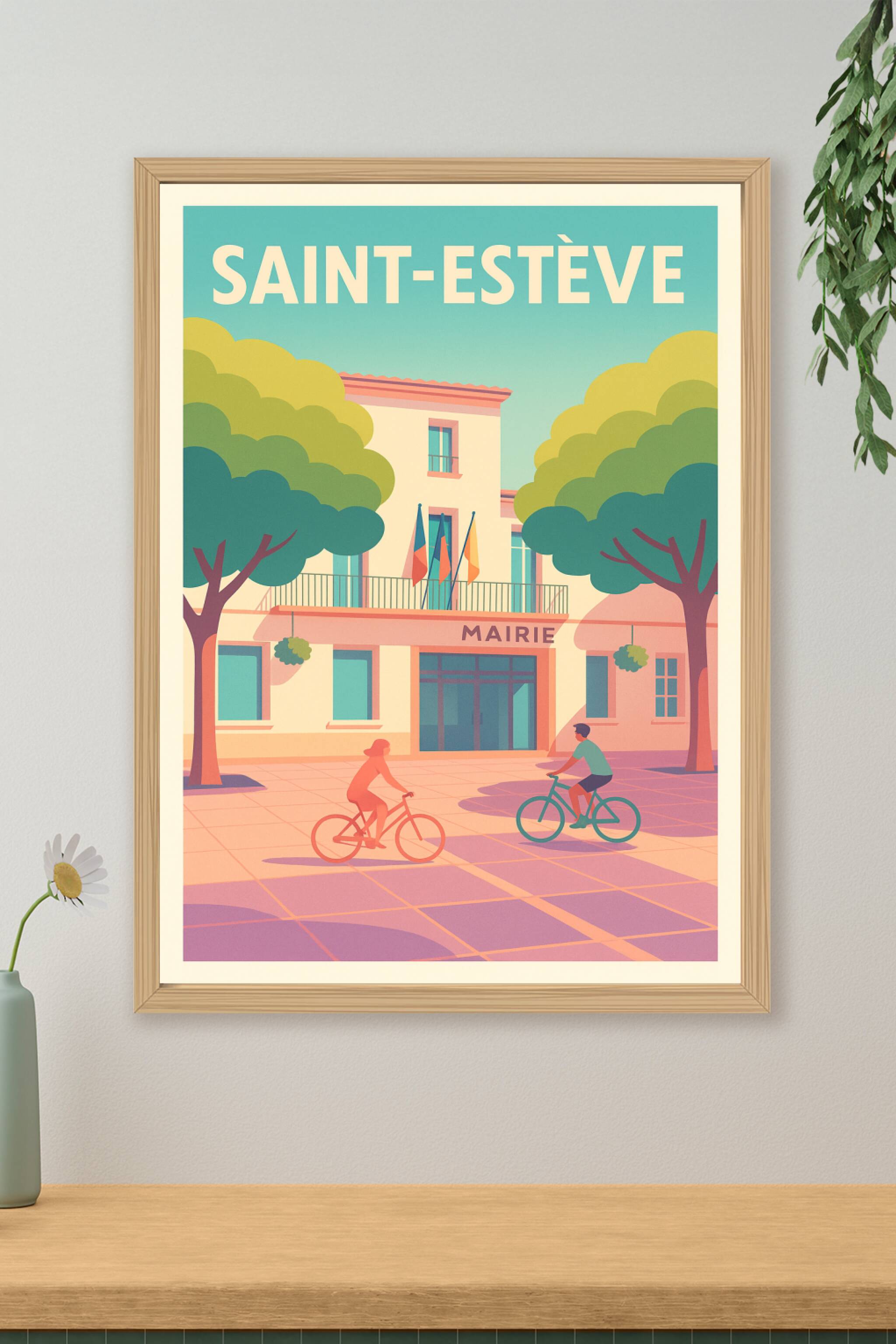 Affiche de Saint-Estève - Charme et douceur à la mairie