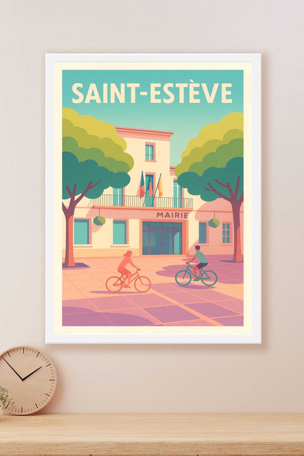 Affiche de Saint-Estève - Charme et douceur à la mairie