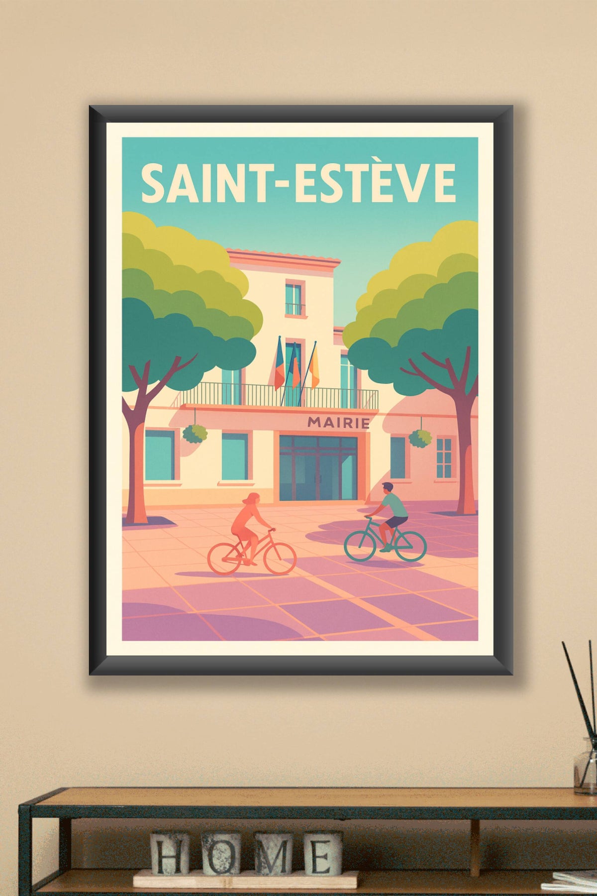Affiche de Saint-Estève - Charme et douceur à la mairie