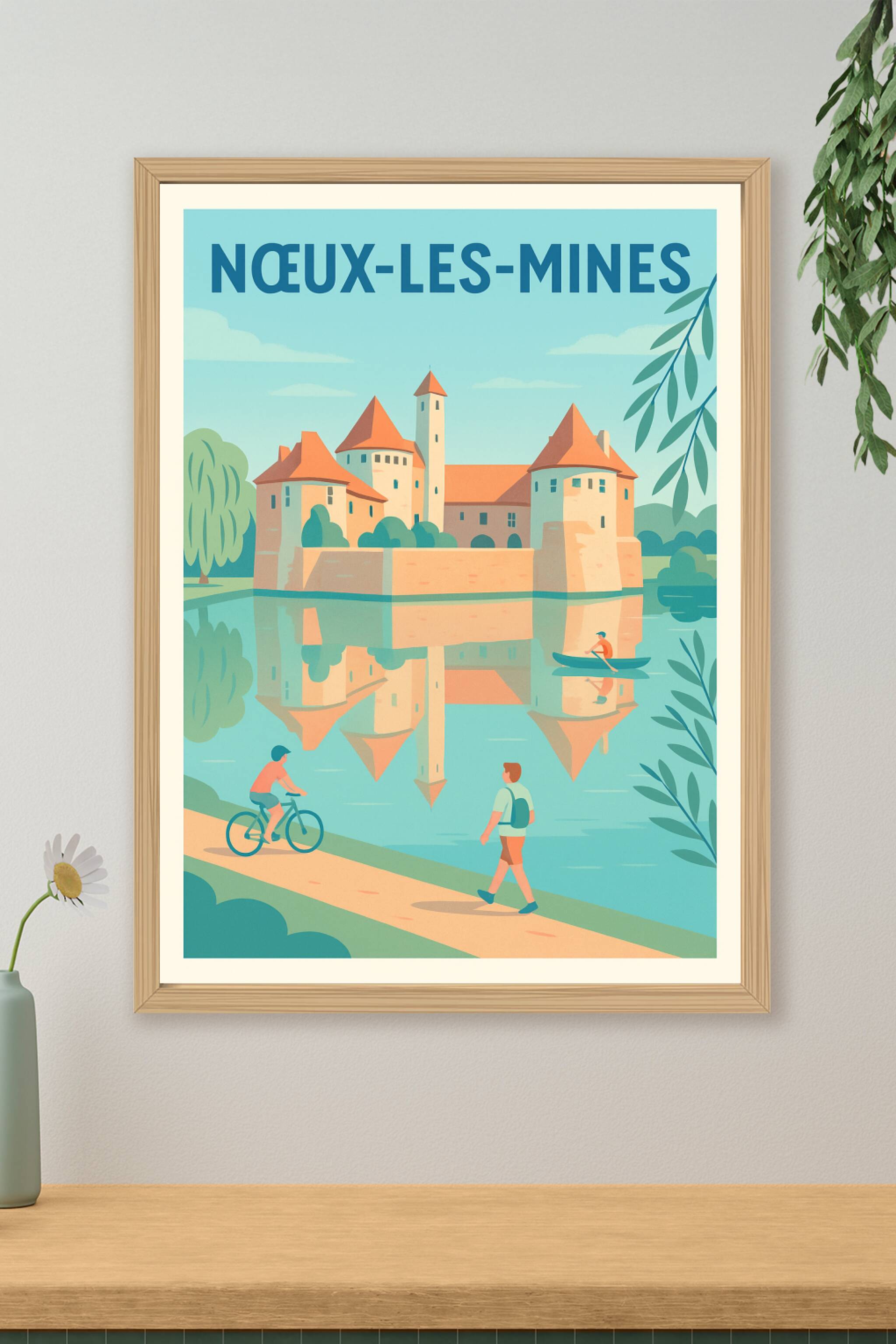 Affiche de Nœux-les-Mines - Charme paisible au bord de l'eau