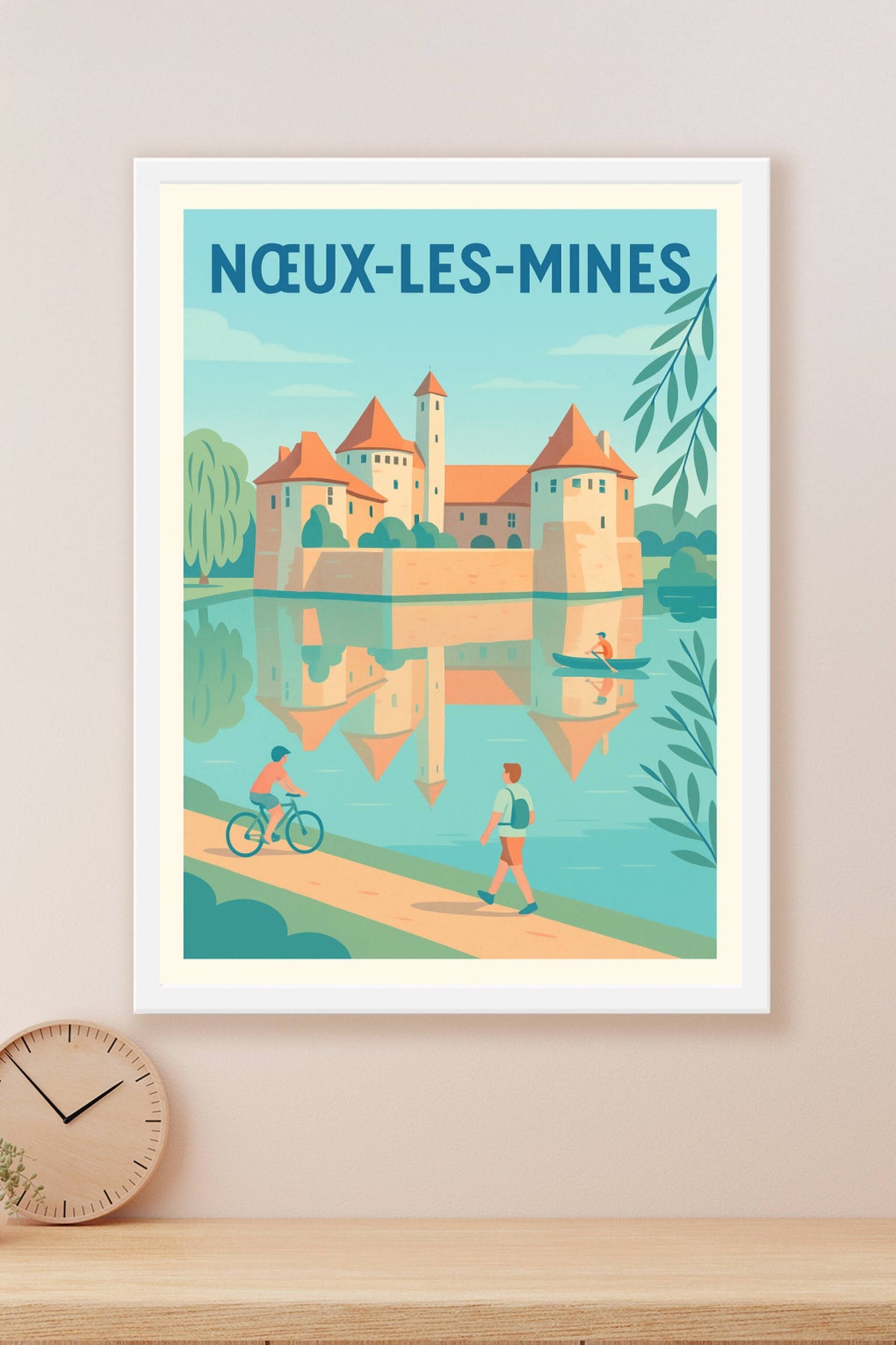 Affiche de Nœux-les-Mines - Charme paisible au bord de l'eau
