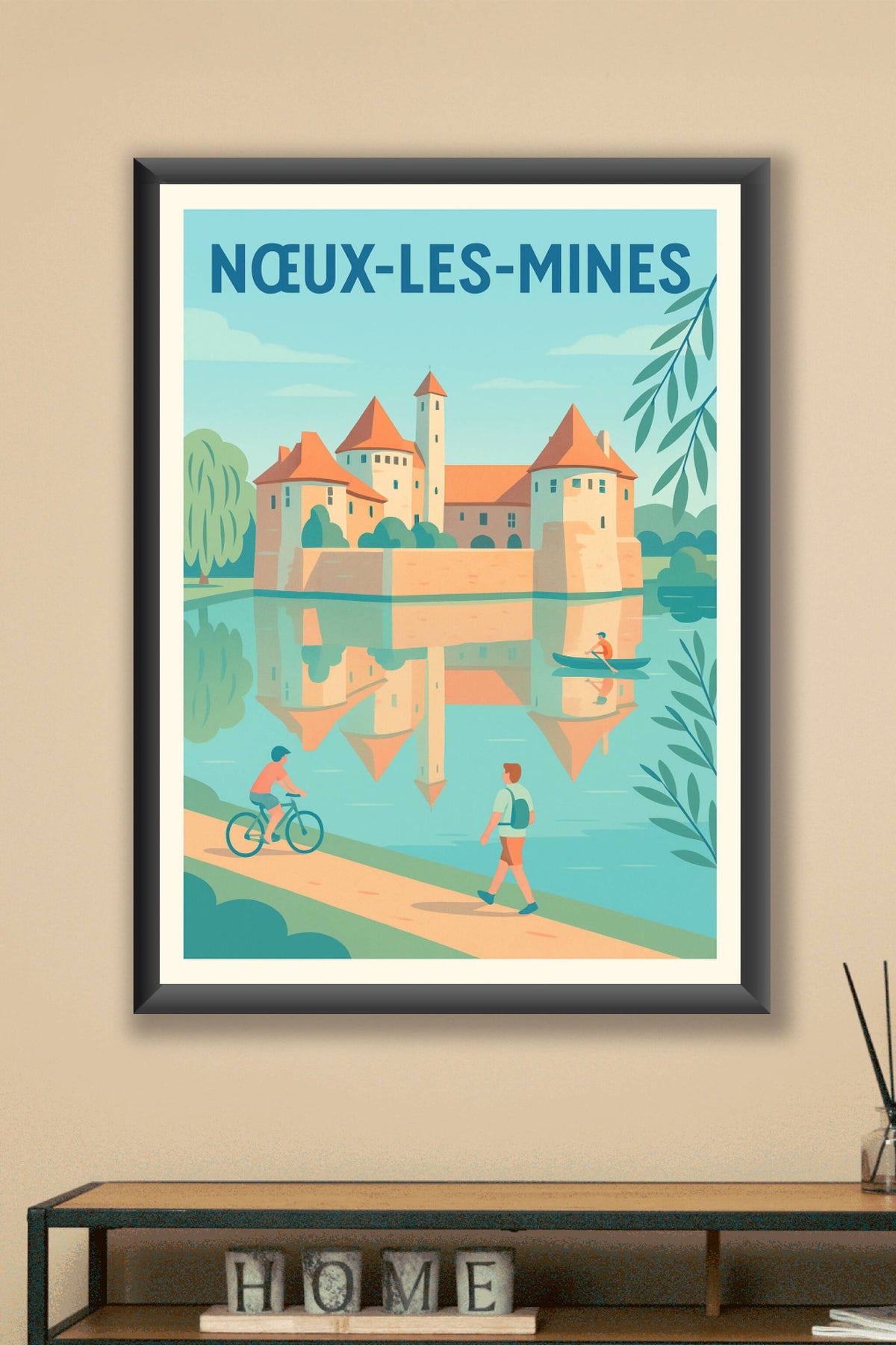 Affiche de Nœux-les-Mines - Charme paisible au bord de l'eau