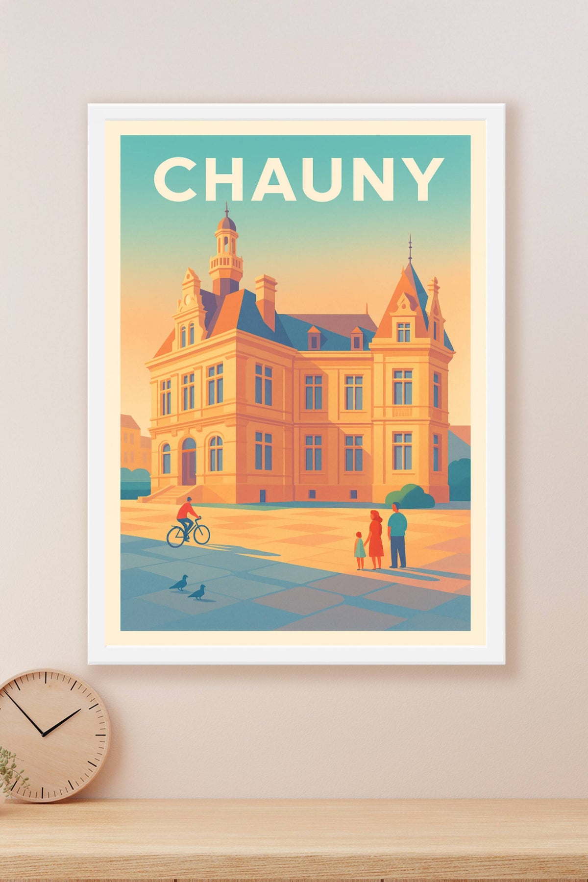 Affiche de Chauny - L'élégance historique au cœur de la ville