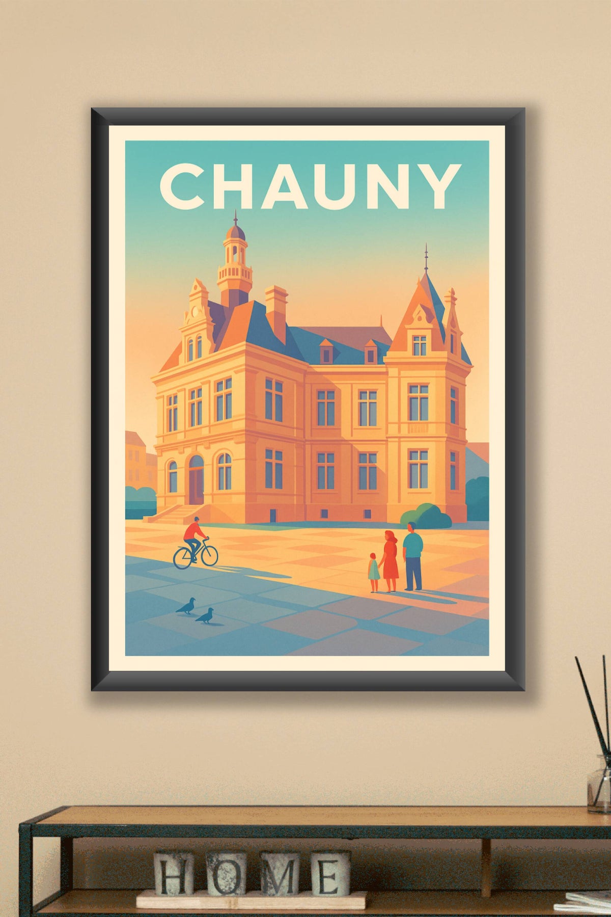Affiche de Chauny - L'élégance historique au cœur de la ville