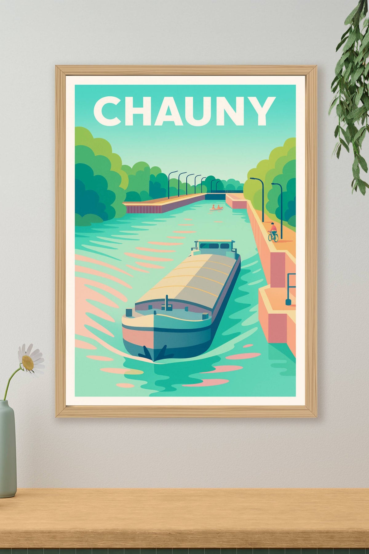 Affiche de Chauny - Sérénité au fil de l'eau