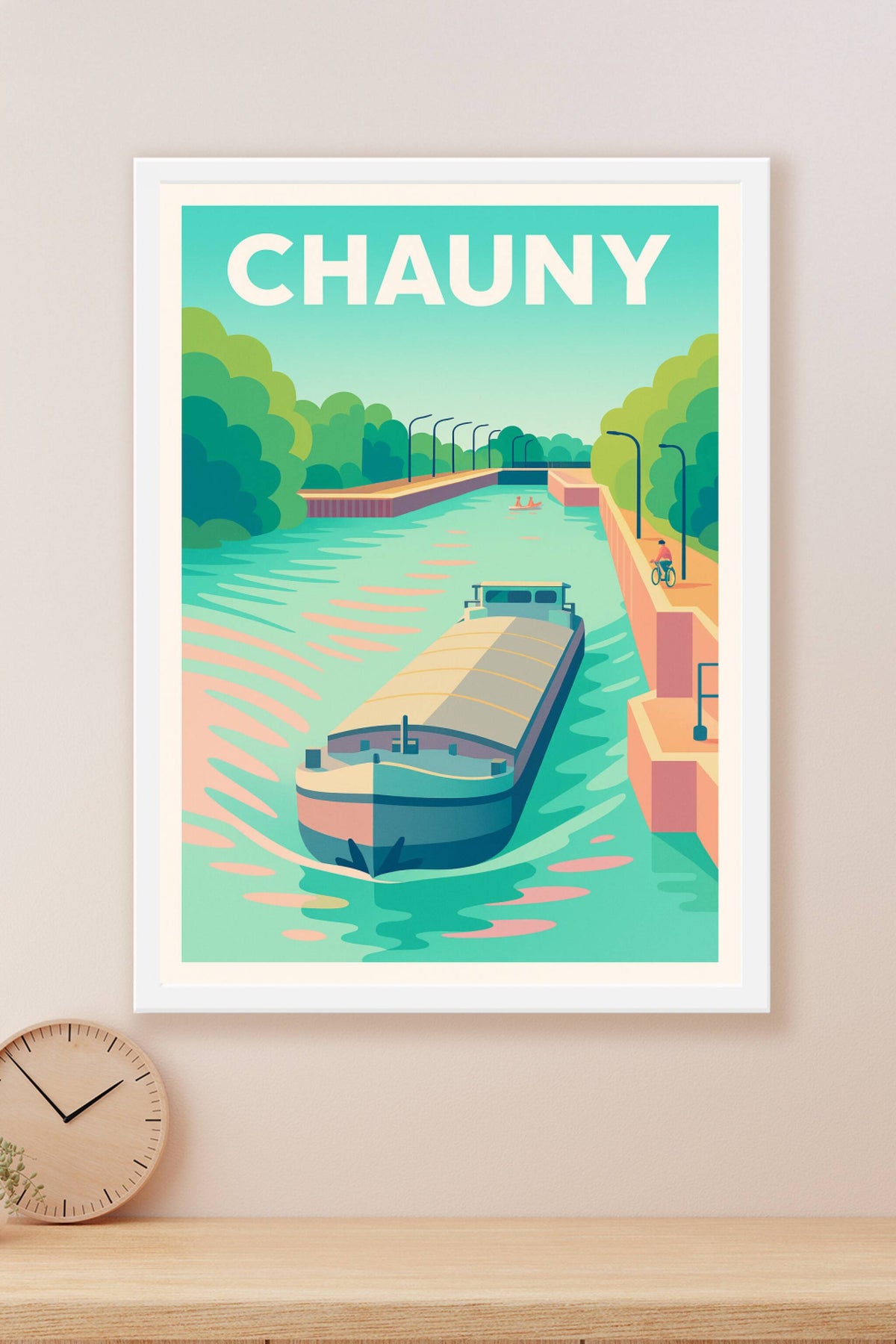 Affiche de Chauny - Sérénité au fil de l'eau
